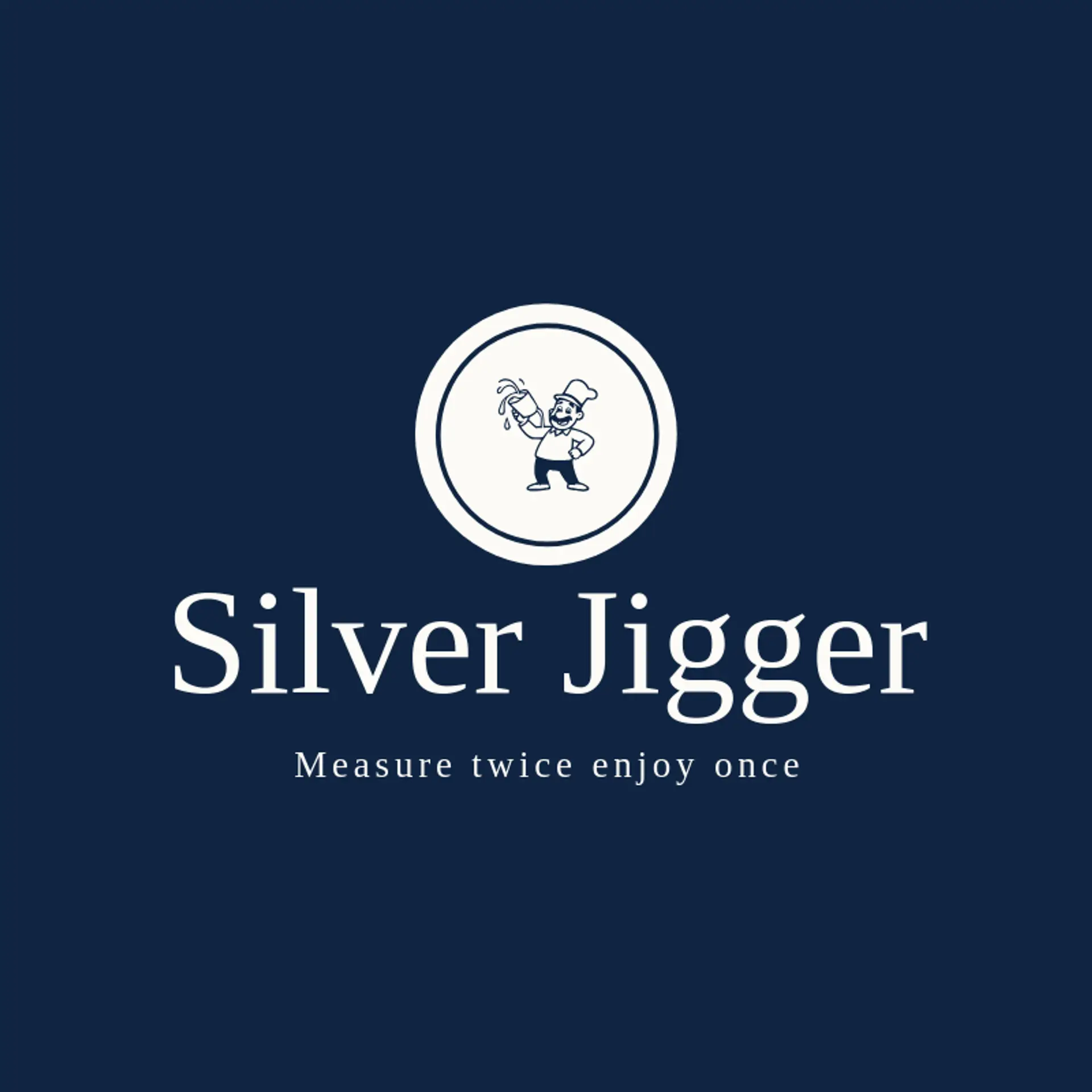 Silver Jigger logo for bartender
