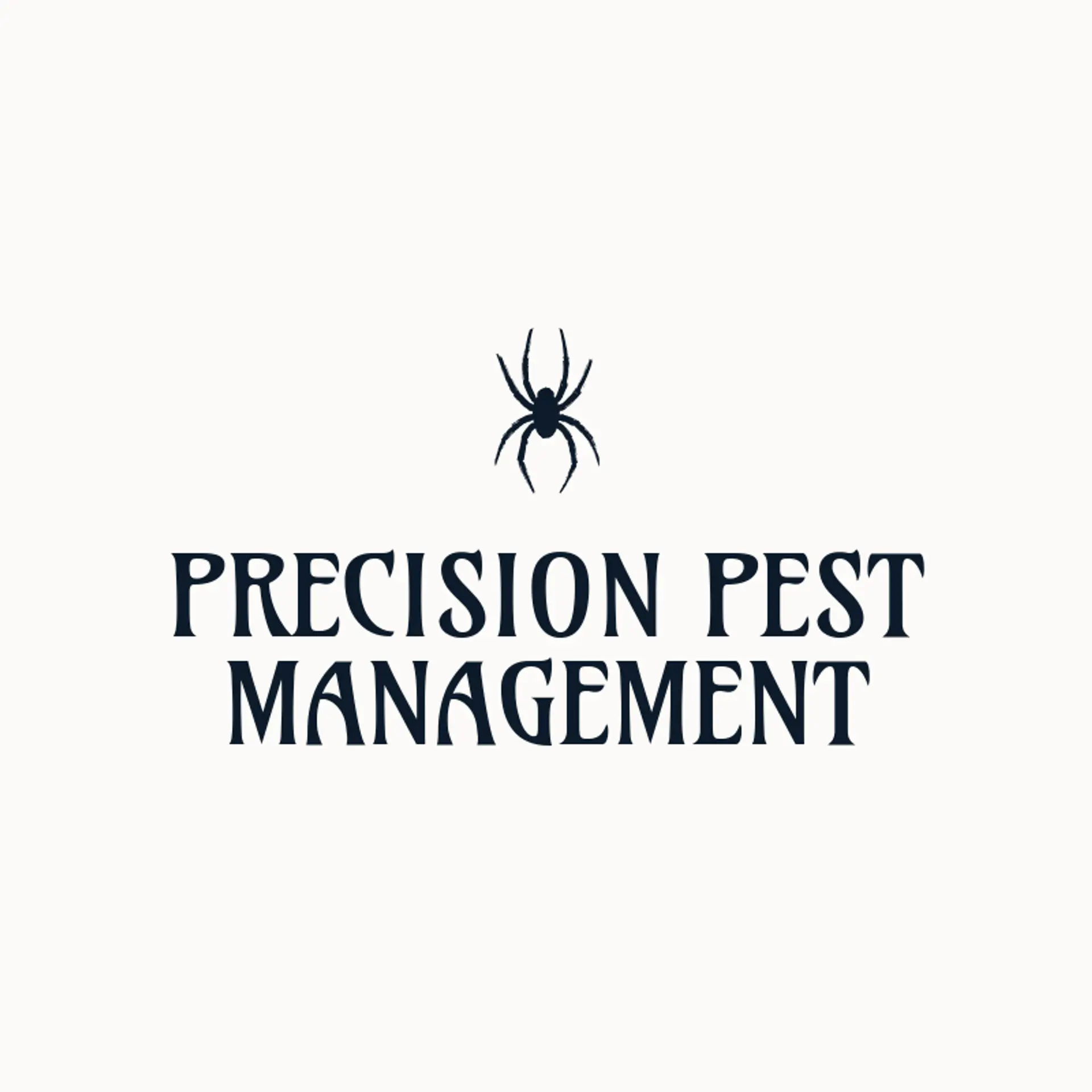 Precision Pest Management logo for spider