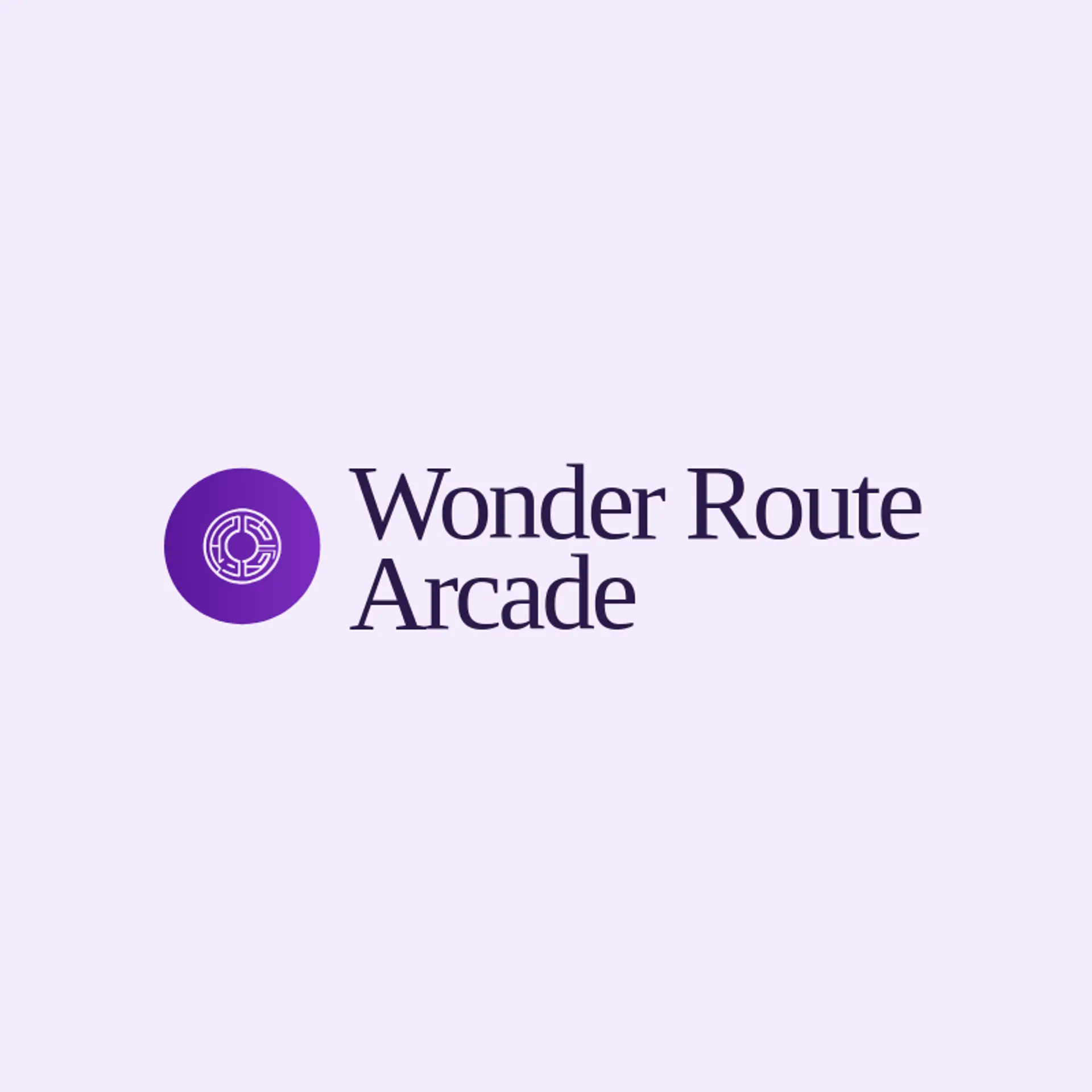 Wonder Route Arcade logo for maze