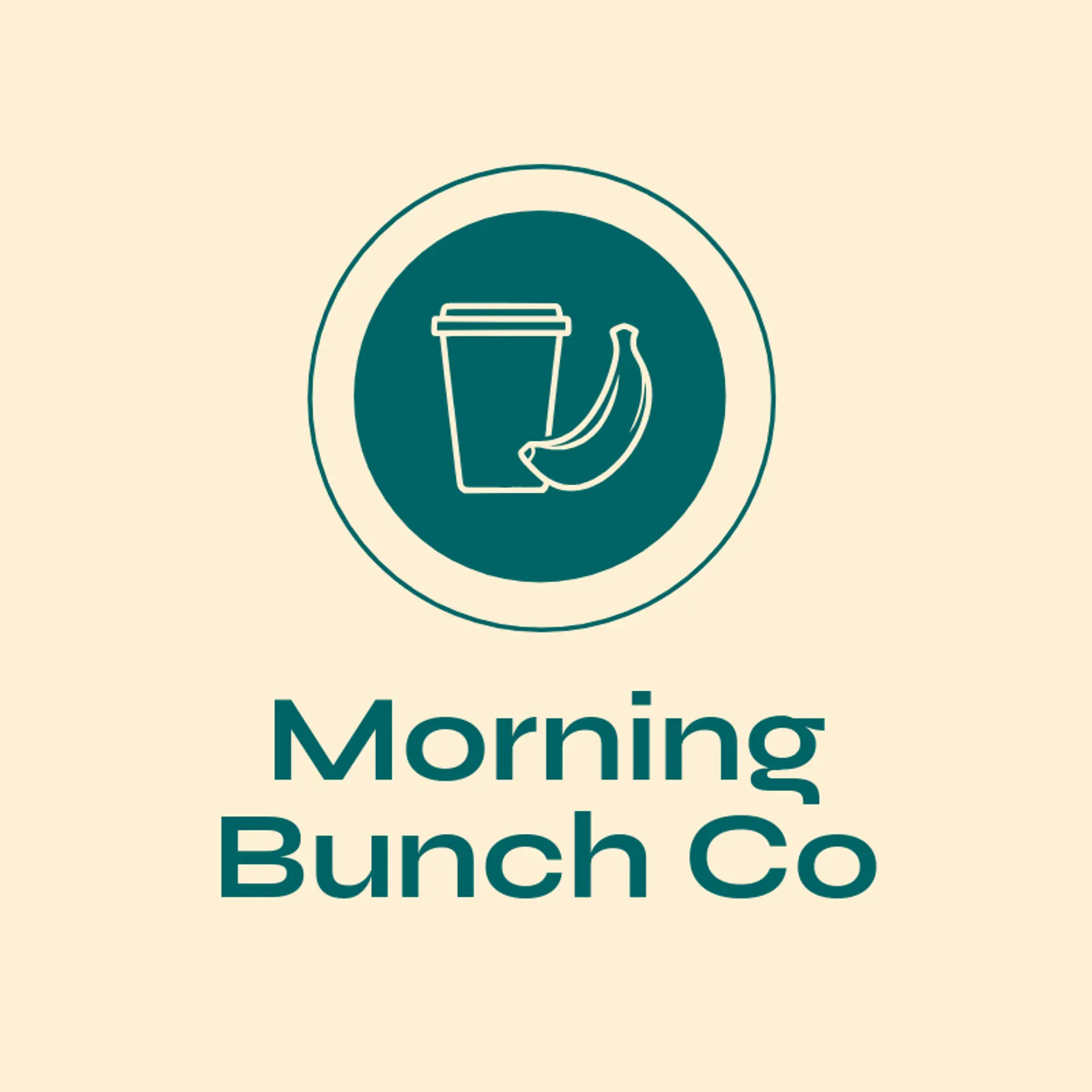 Morning Bunch Co logo for banana