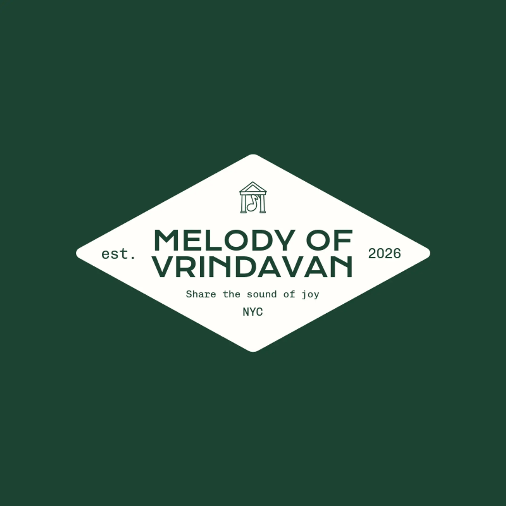 Melody Of Vrindavan logo for krishna