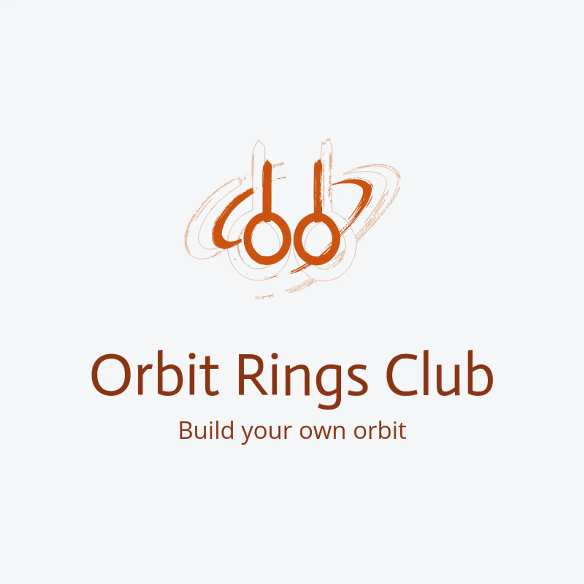 Orbit Rings Club logo for gymnastics