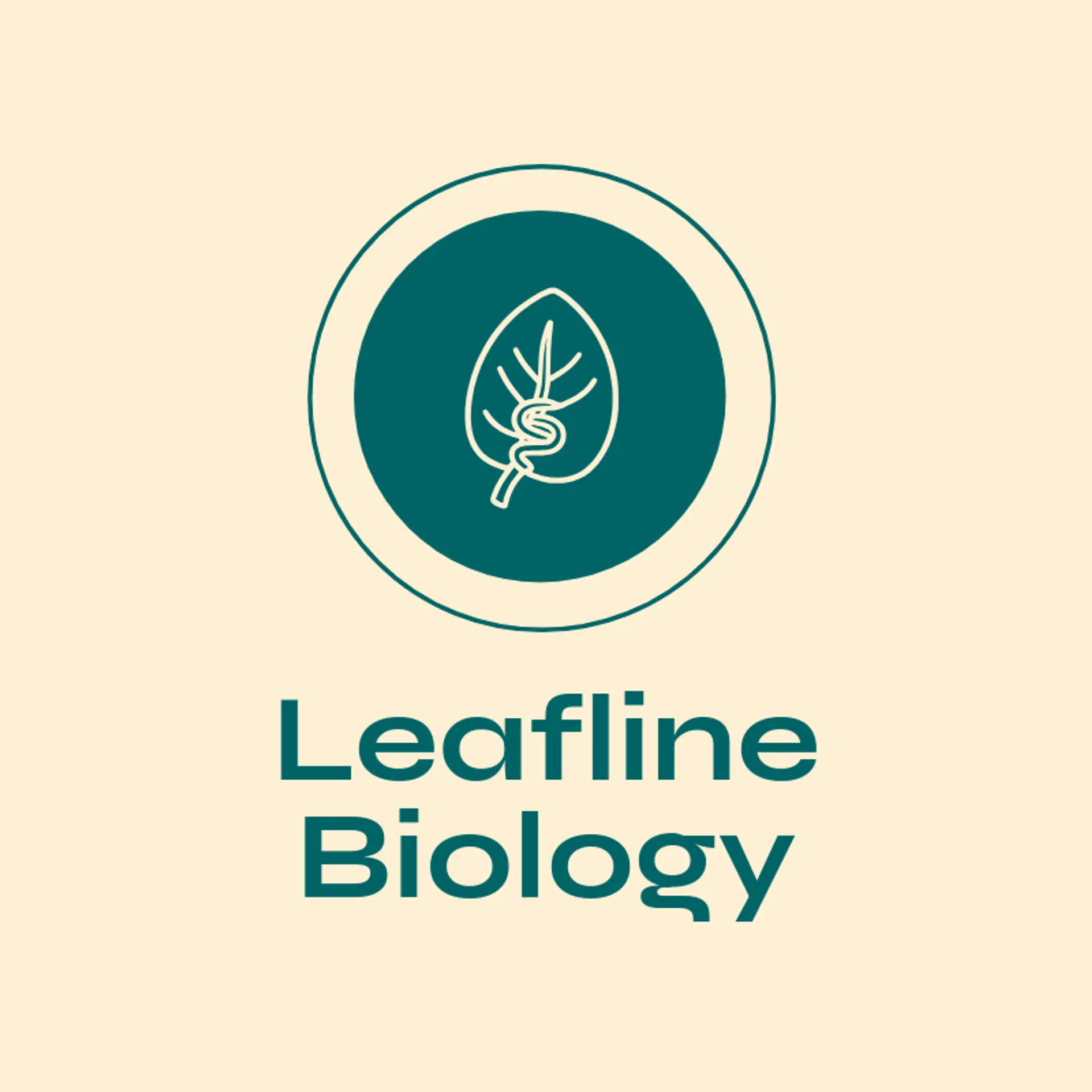 Leafline Biology logo for biology