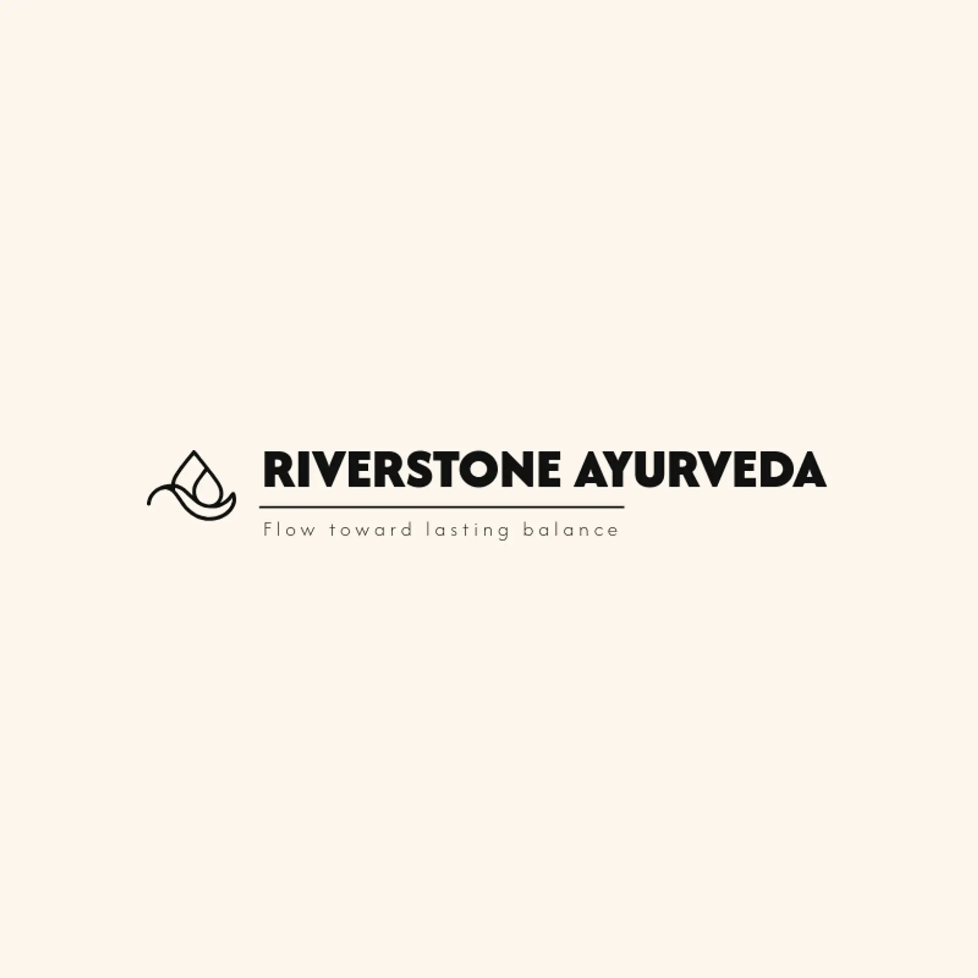 Riverstone Ayurveda logo for ayurvedic