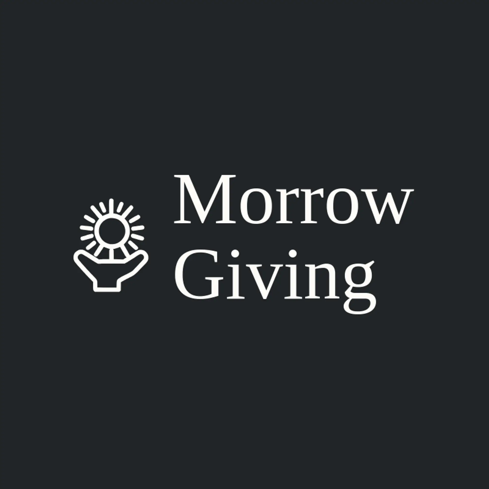 Morrow Giving logo for donation