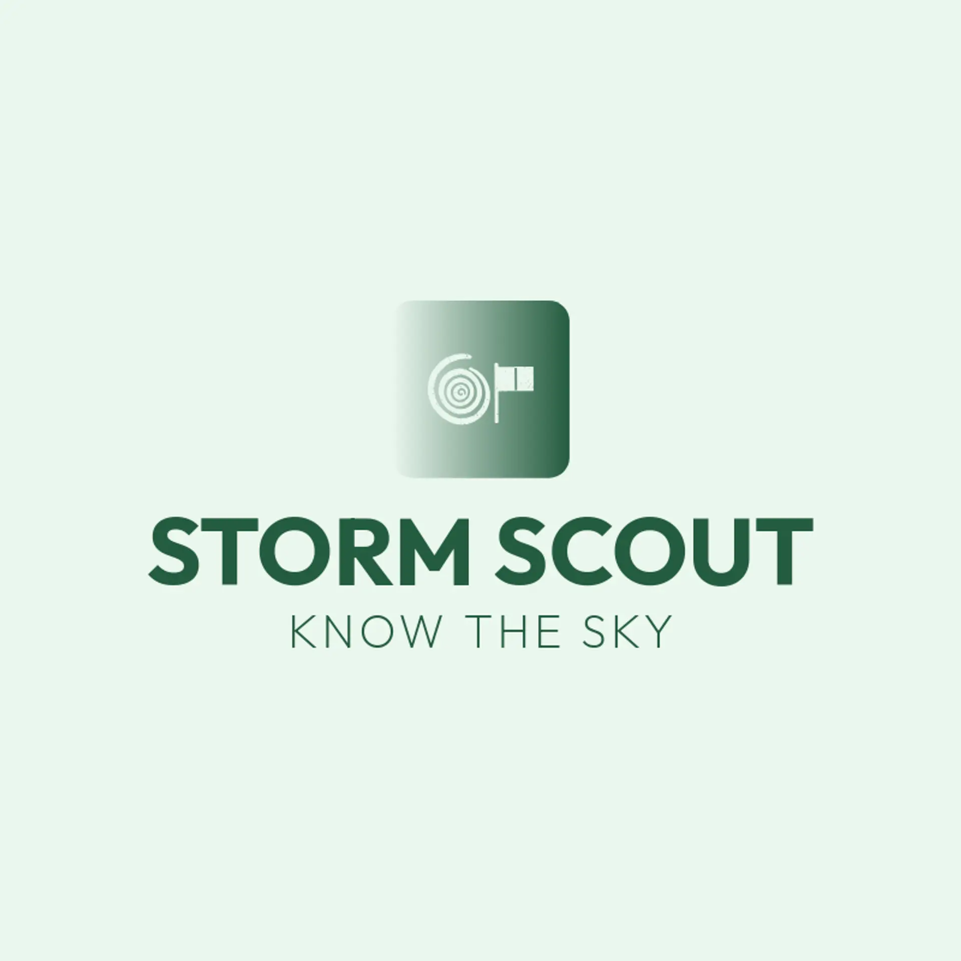 Storm Scout logo for hurricane