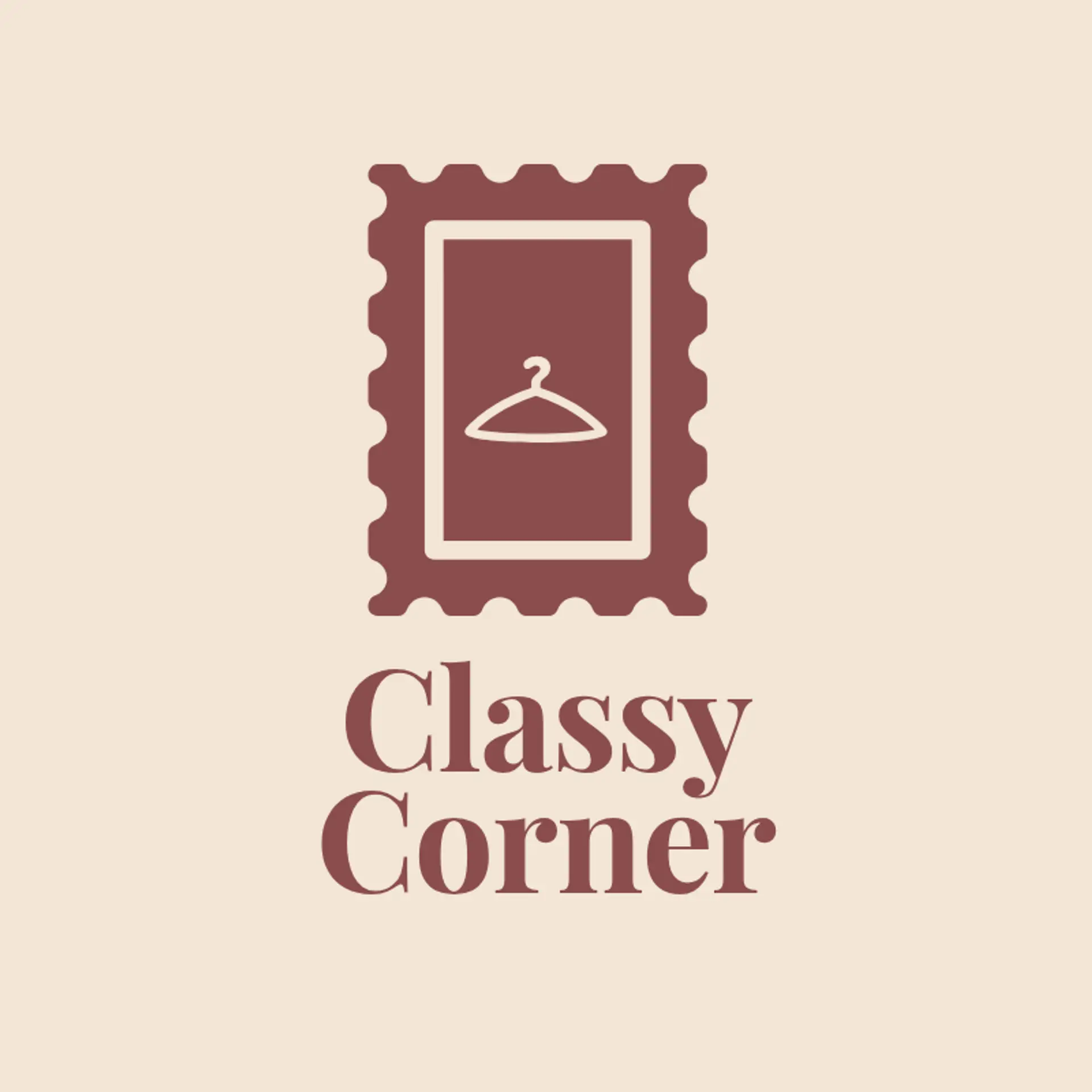 Classy Corner logo for fashion line