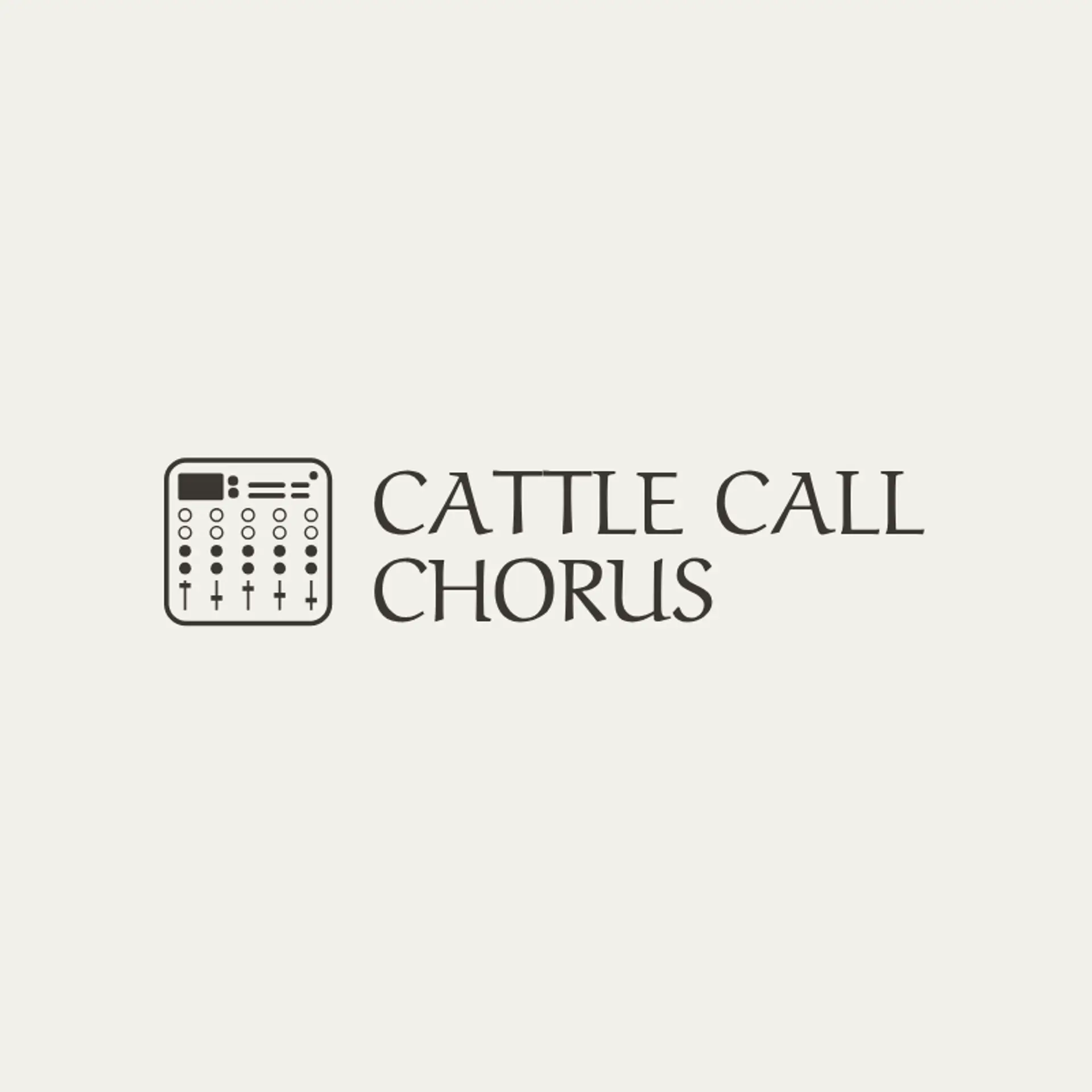 Cattle Call Chorus logo for country music