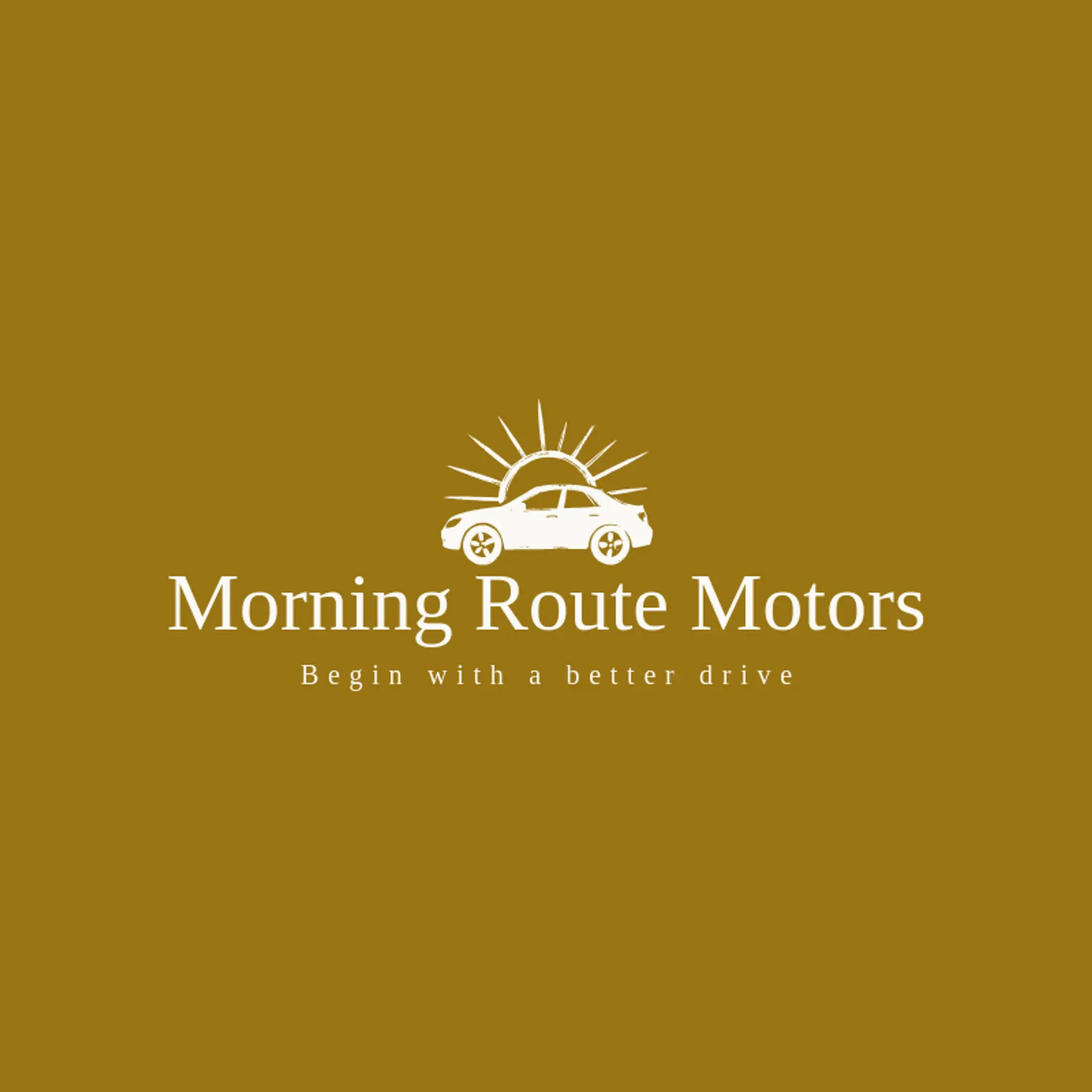Morning Route Motors logo for car rental