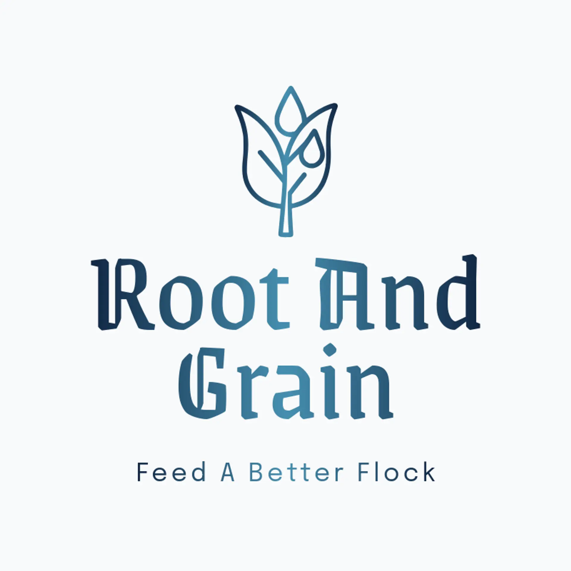 Root And Grain logo for poultry farm