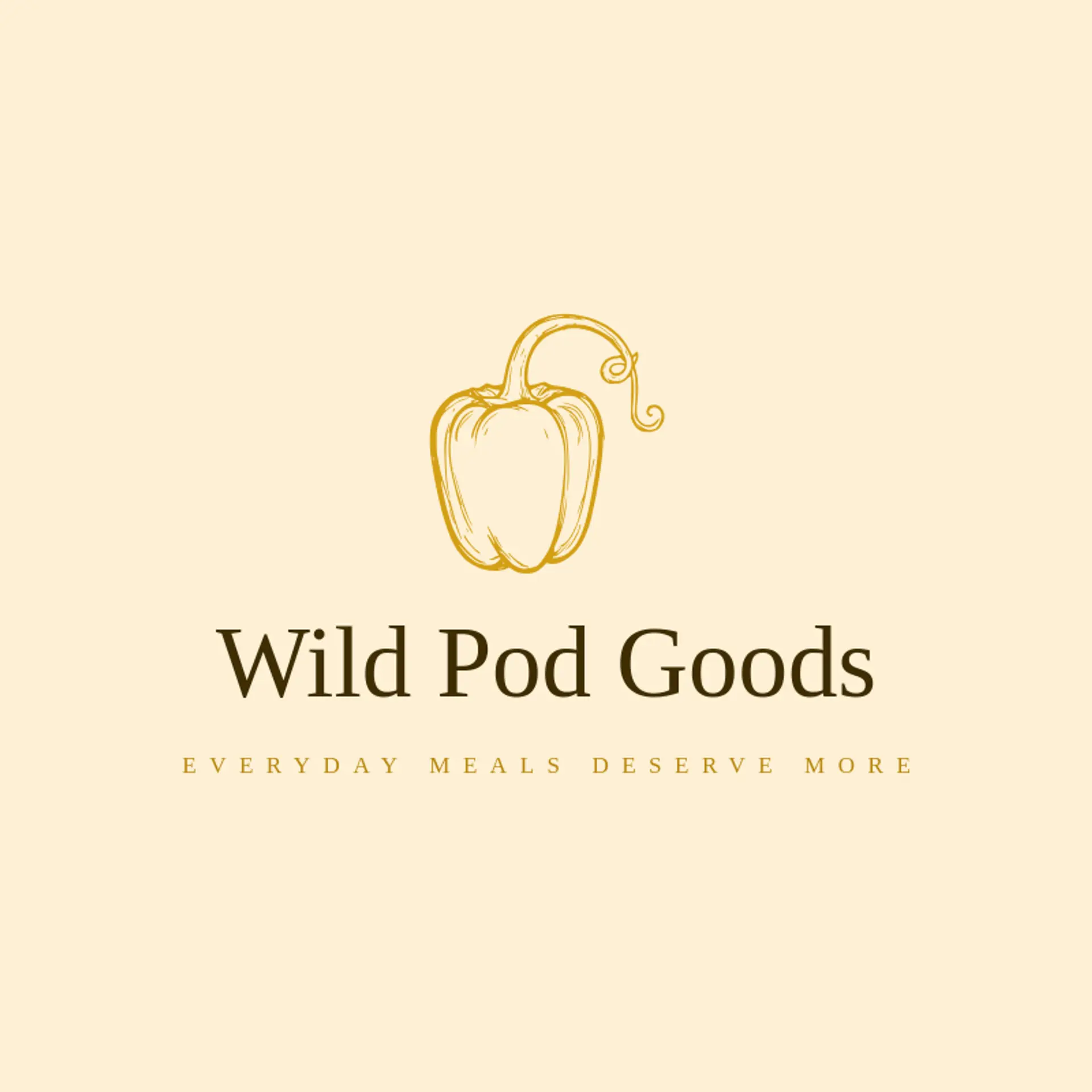 Wild Pod Goods logo for pepper