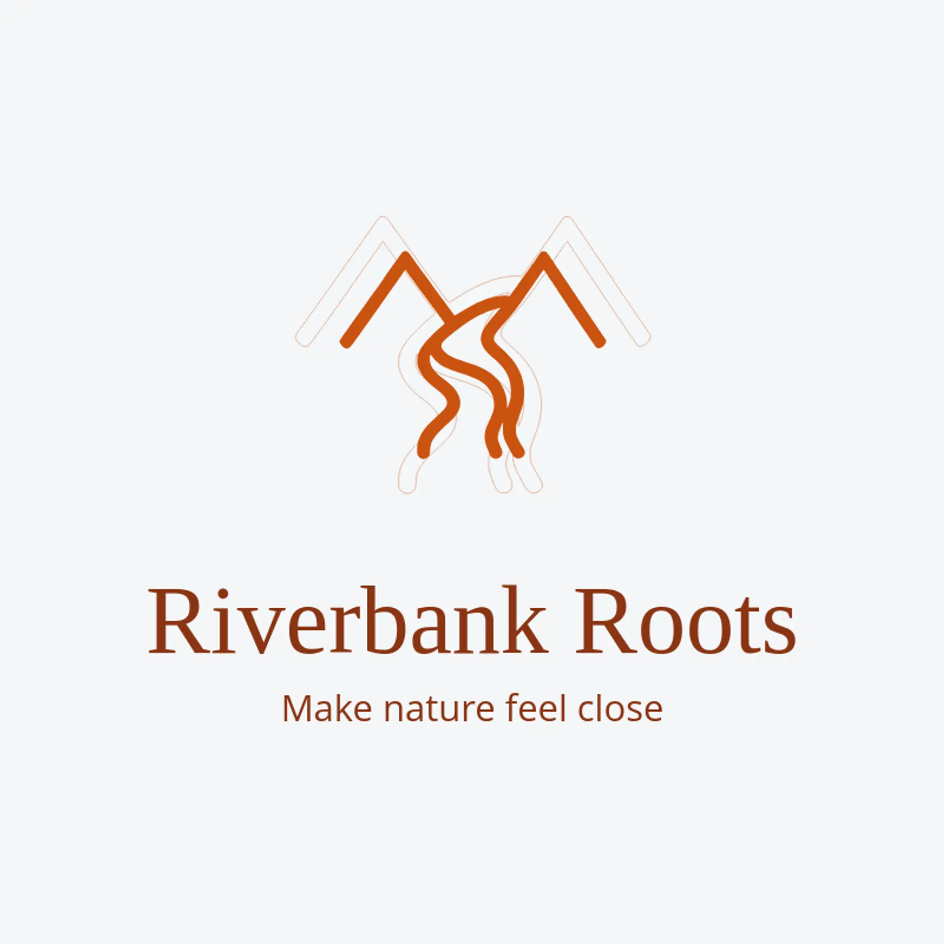 Riverbank Roots logo for landscape