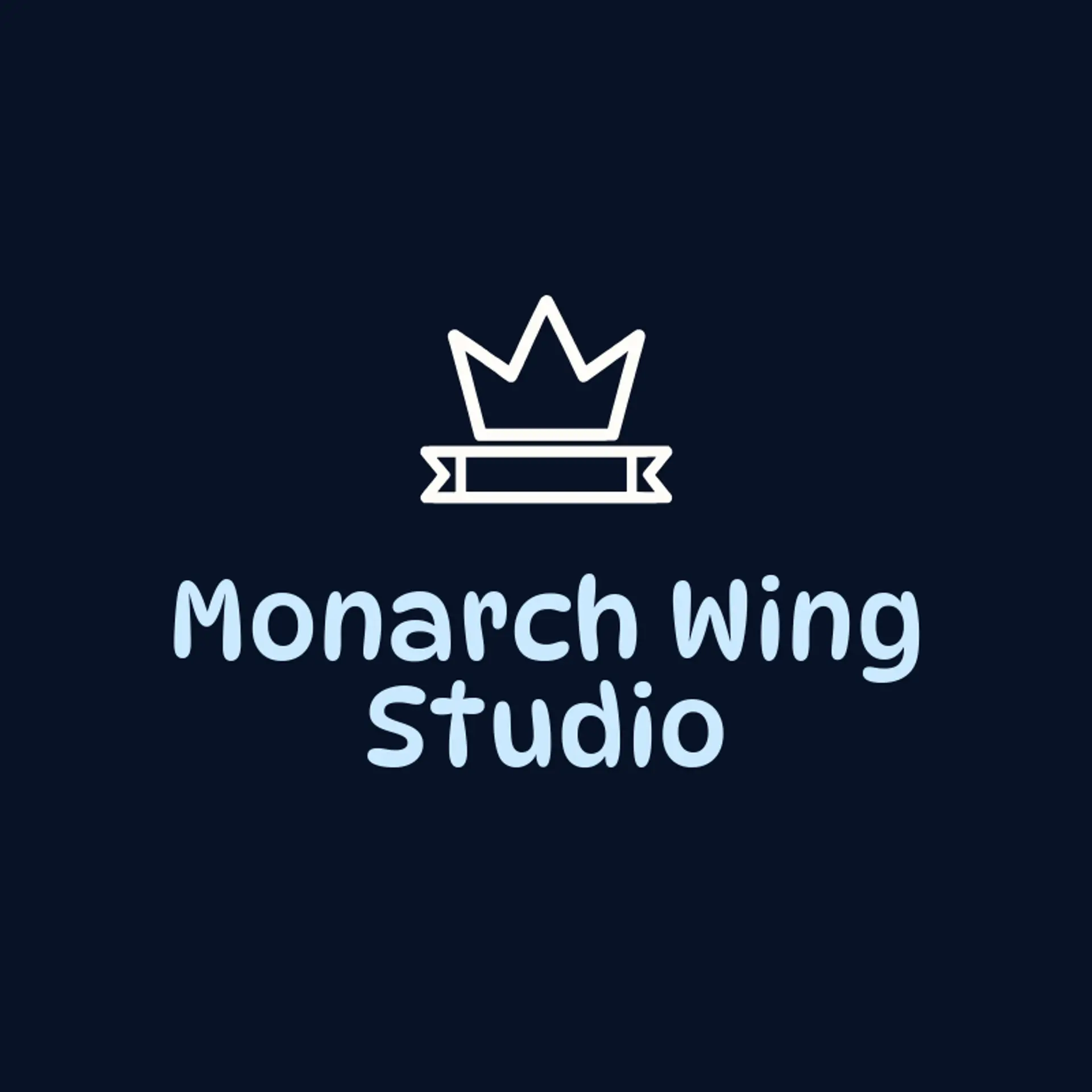 Monarch Wing Studio logo for queen