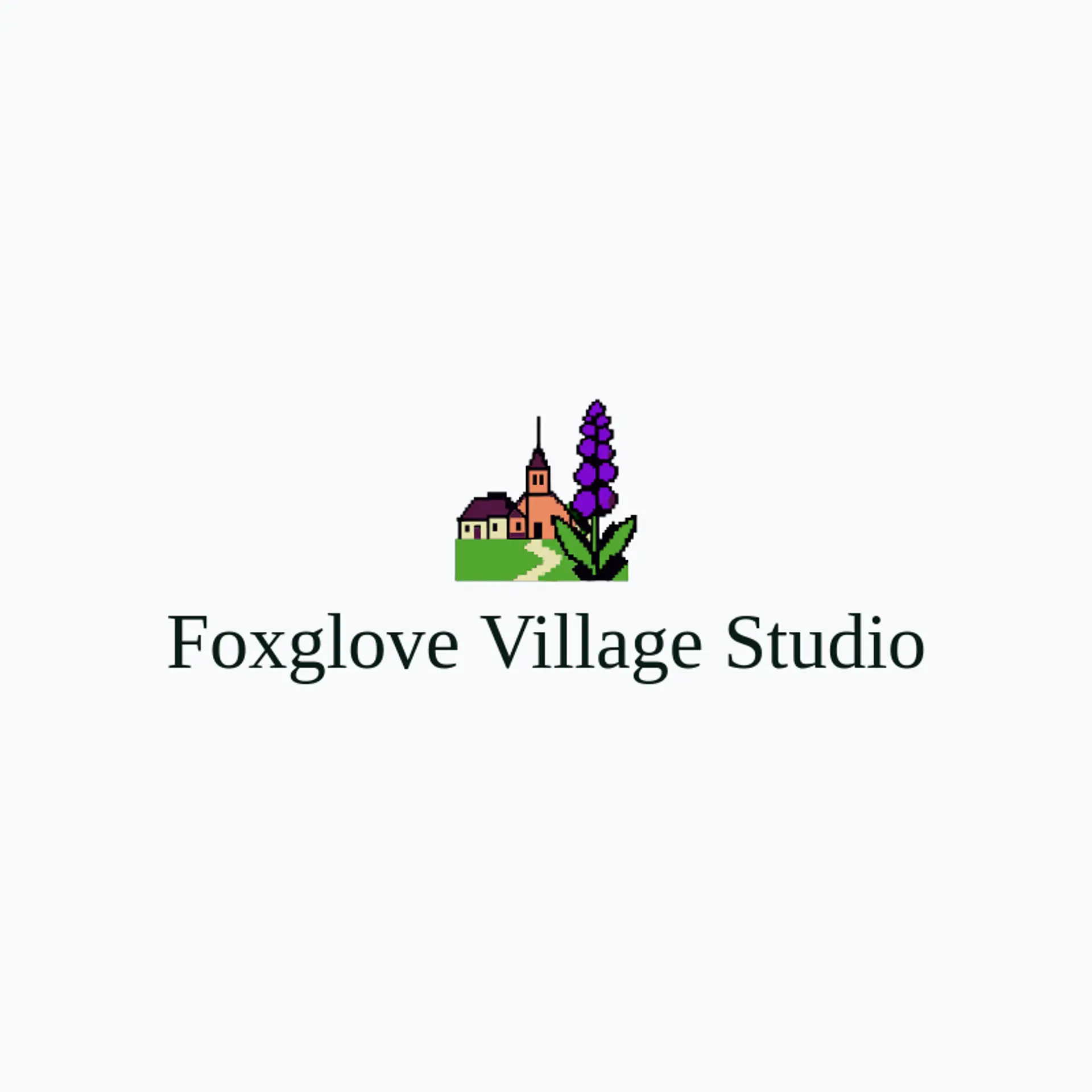Foxglove Village Studio logo for village