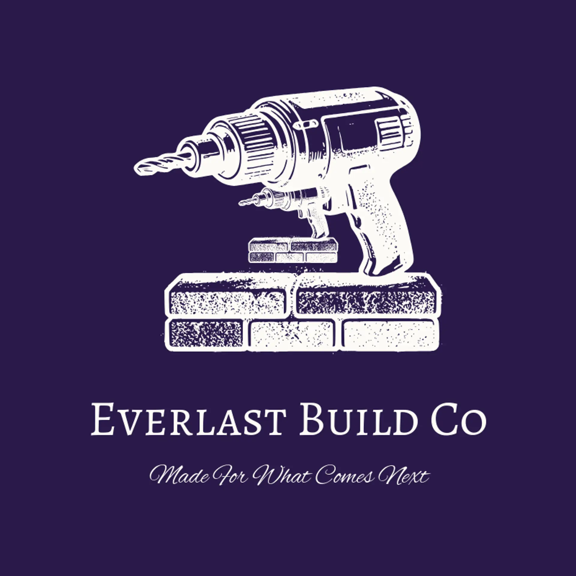 Everlast Build Co logo for construction company