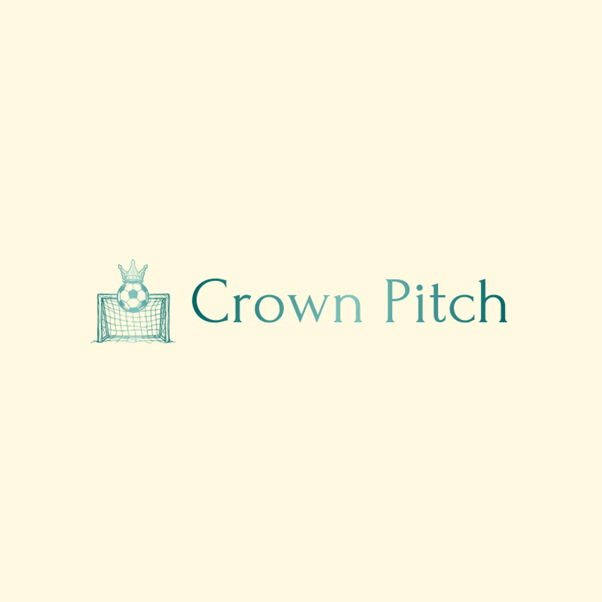 Crown Pitch logo for soccer