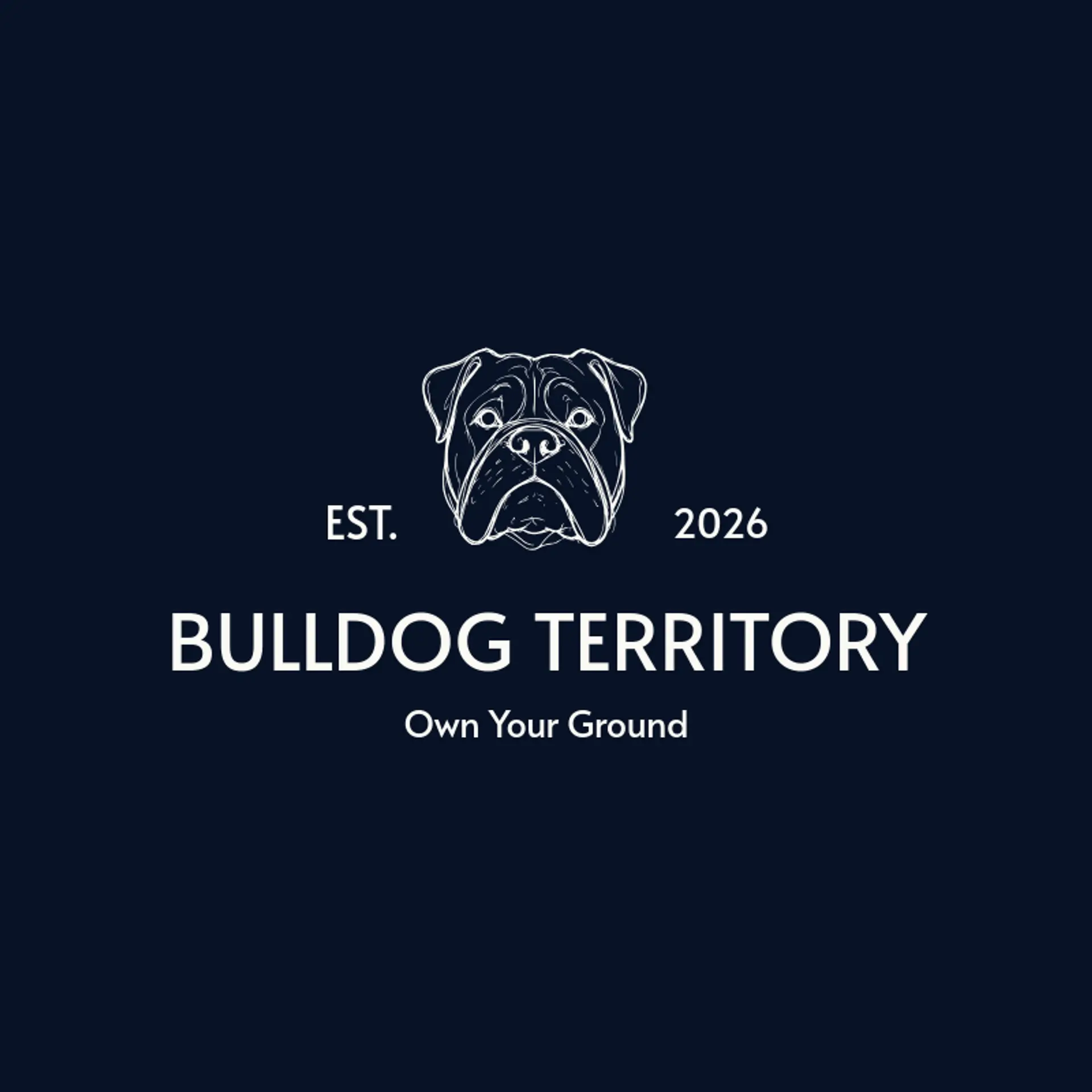 Bulldog Territory logo for bulldog