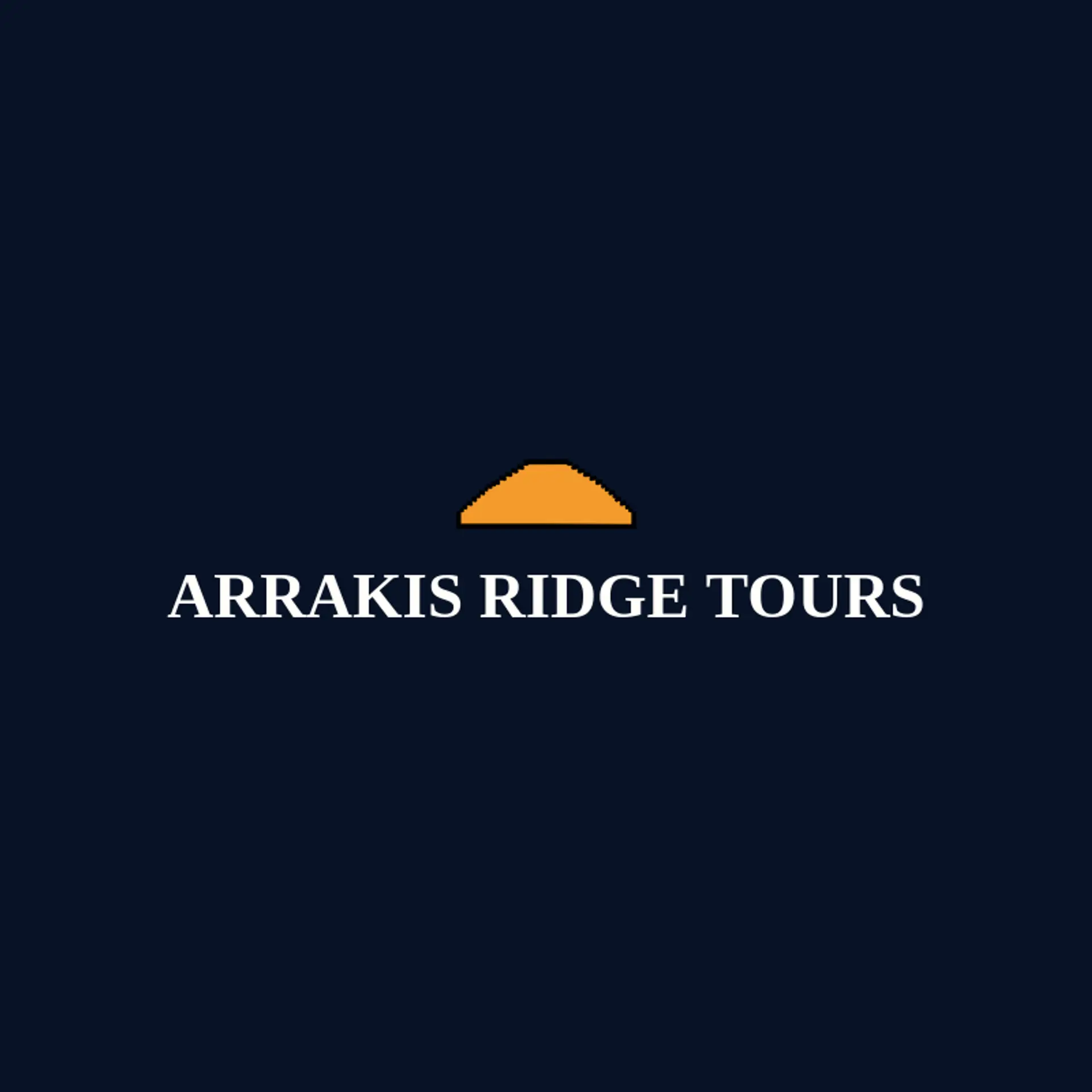 Arrakis Ridge Tours logo for dune