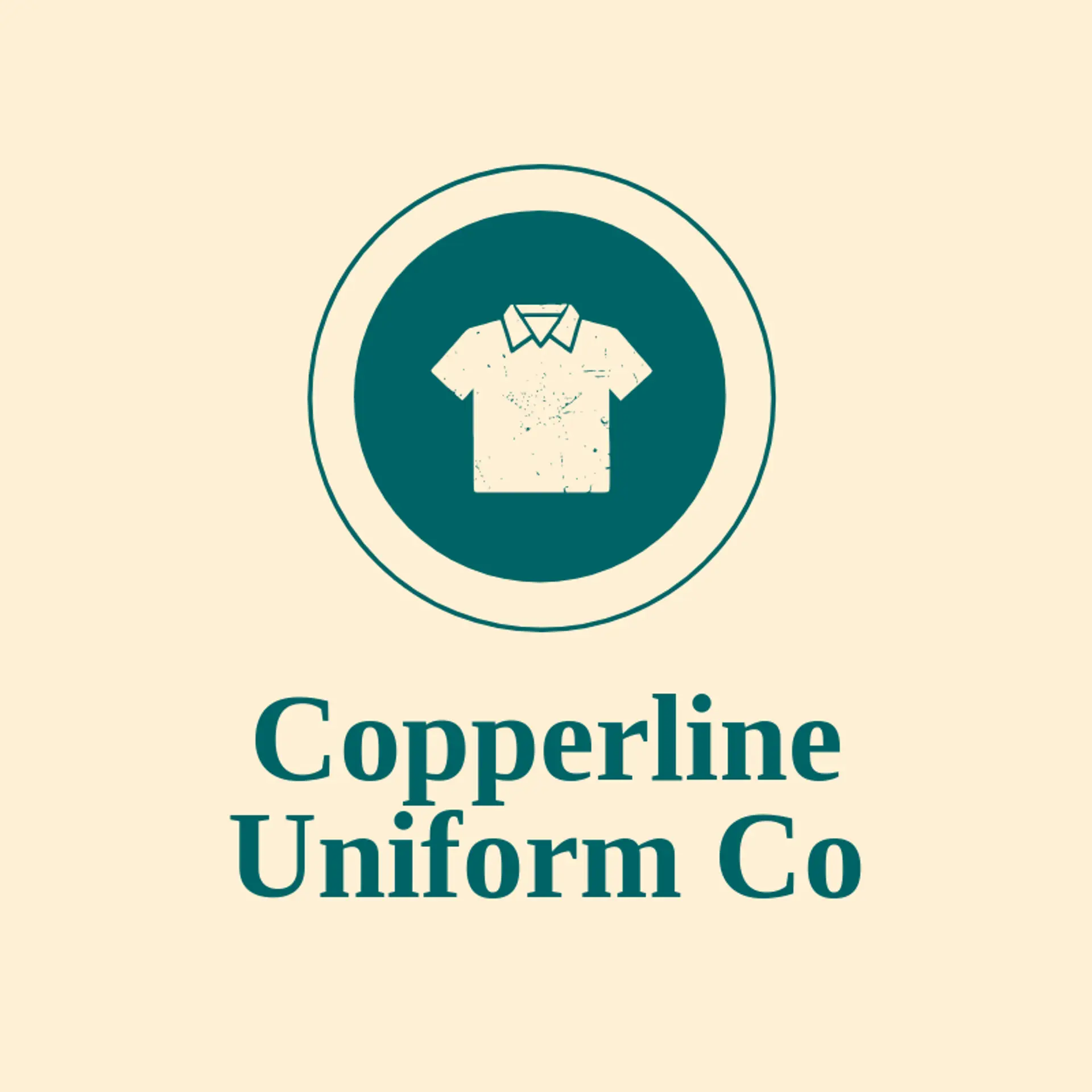 Copperline Uniform Co logo for uniform