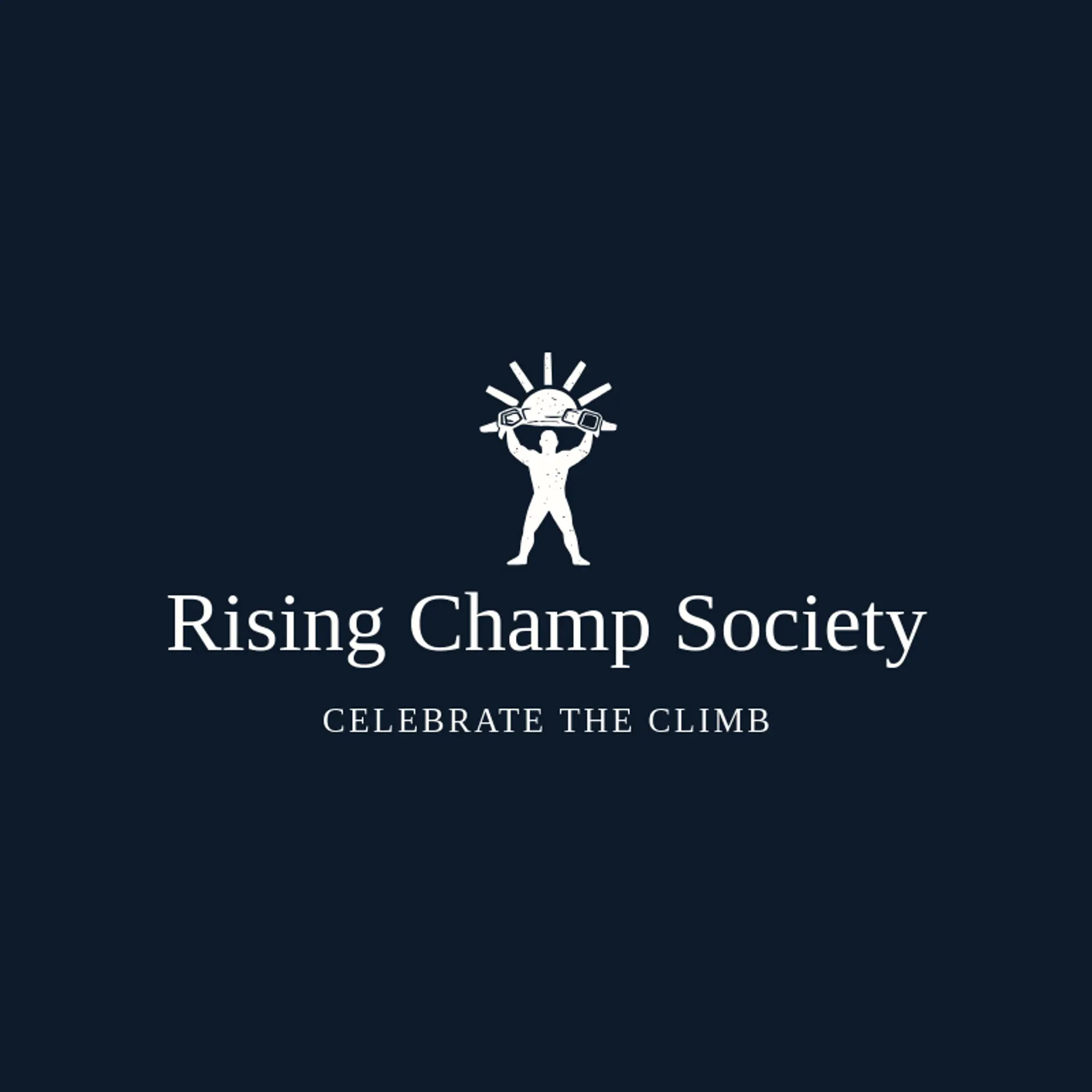 Rising Champ Society logo for pro wrestling