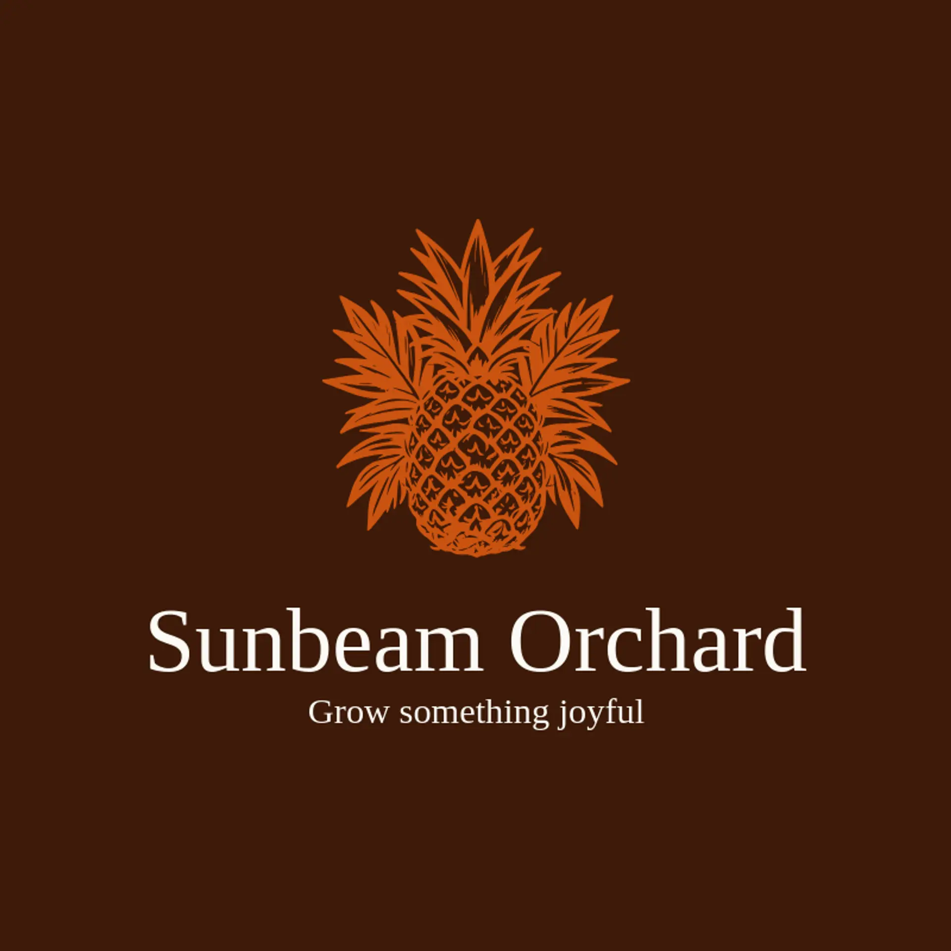 Sunbeam Orchard logo for pineapple