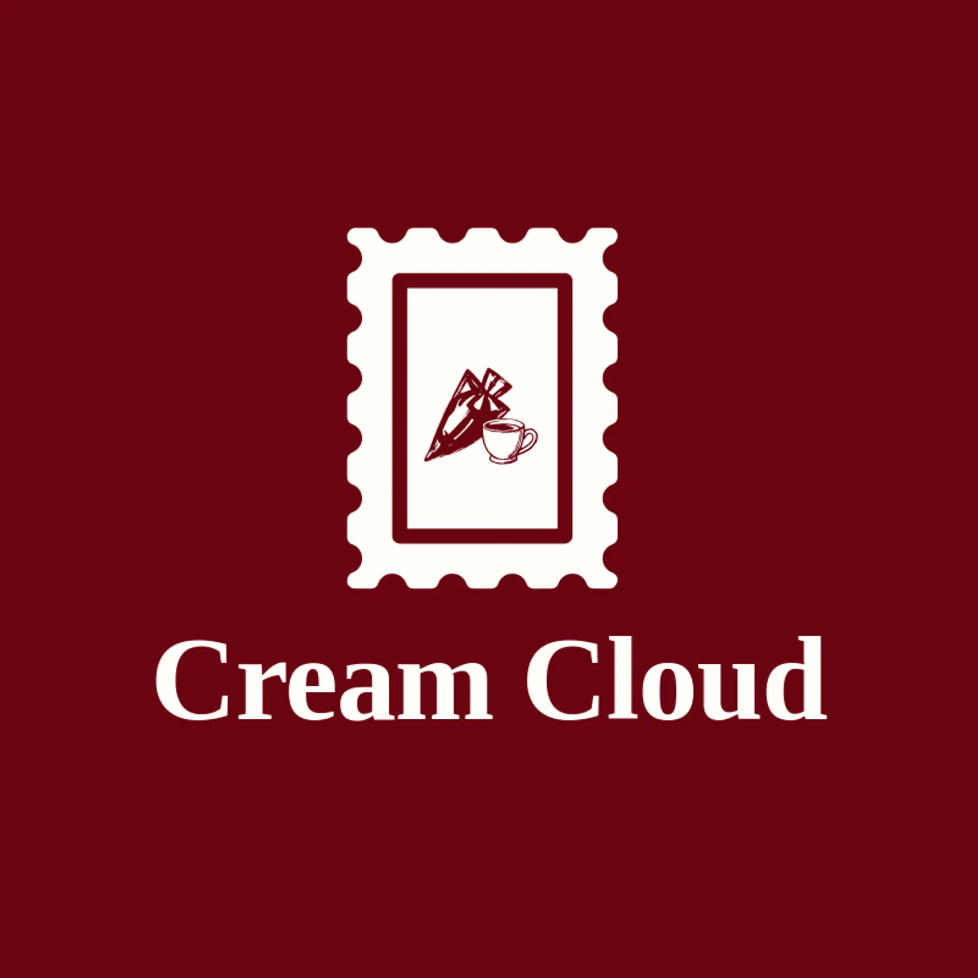 Cream Cloud logo for donut