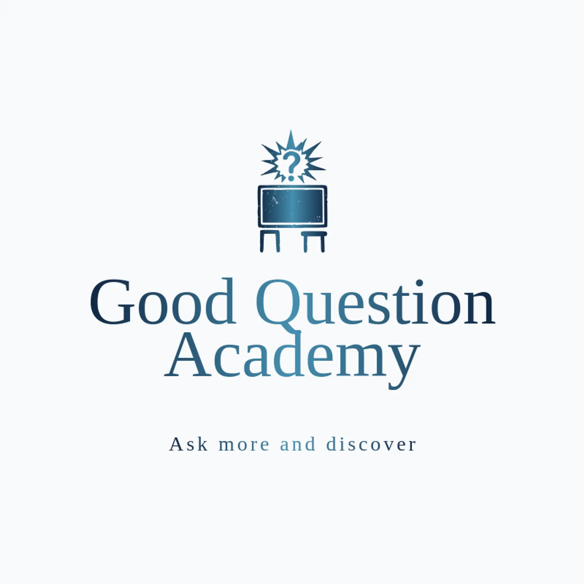 Good Question Academy logo for class