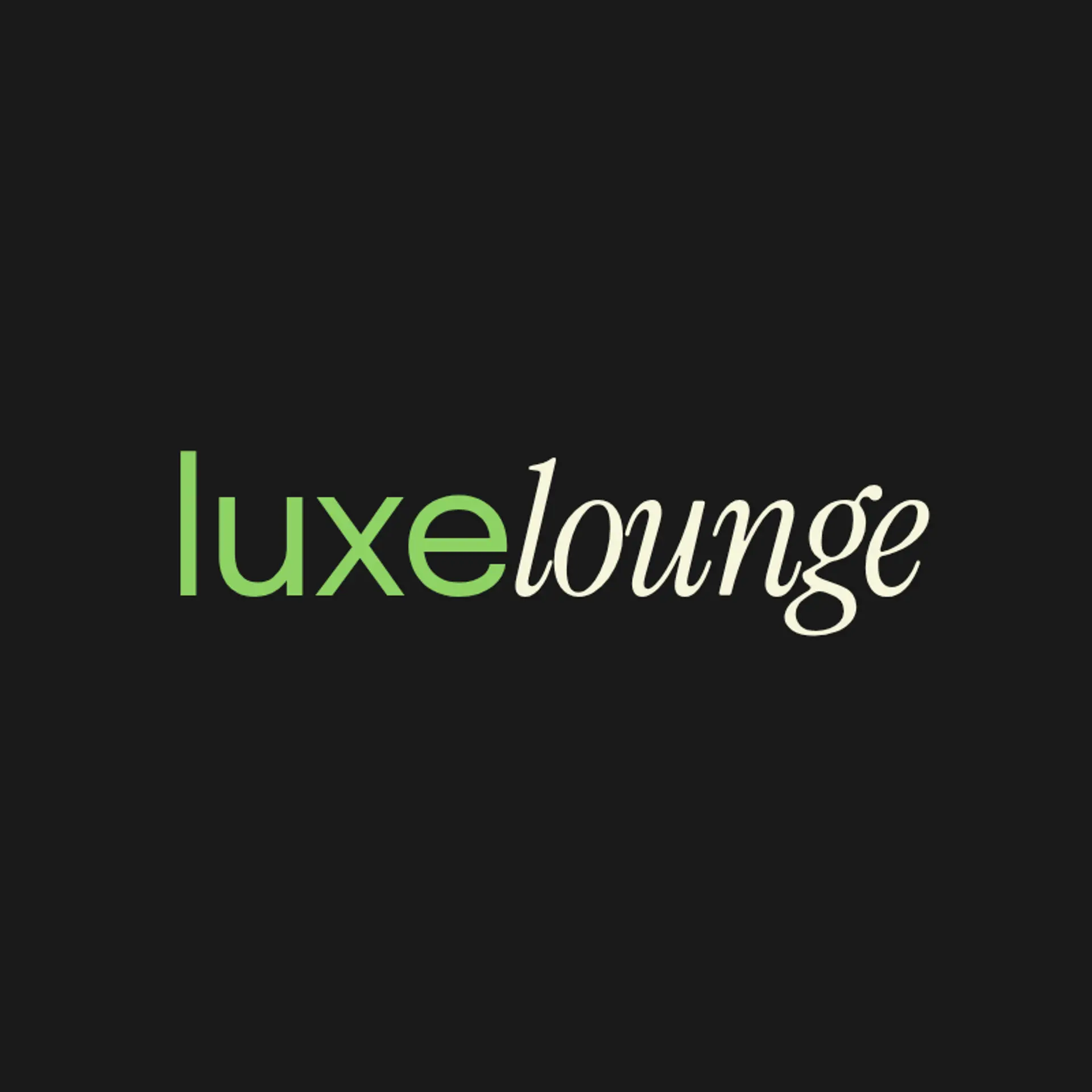 Luxe Lounge logo for fine dining restaurant