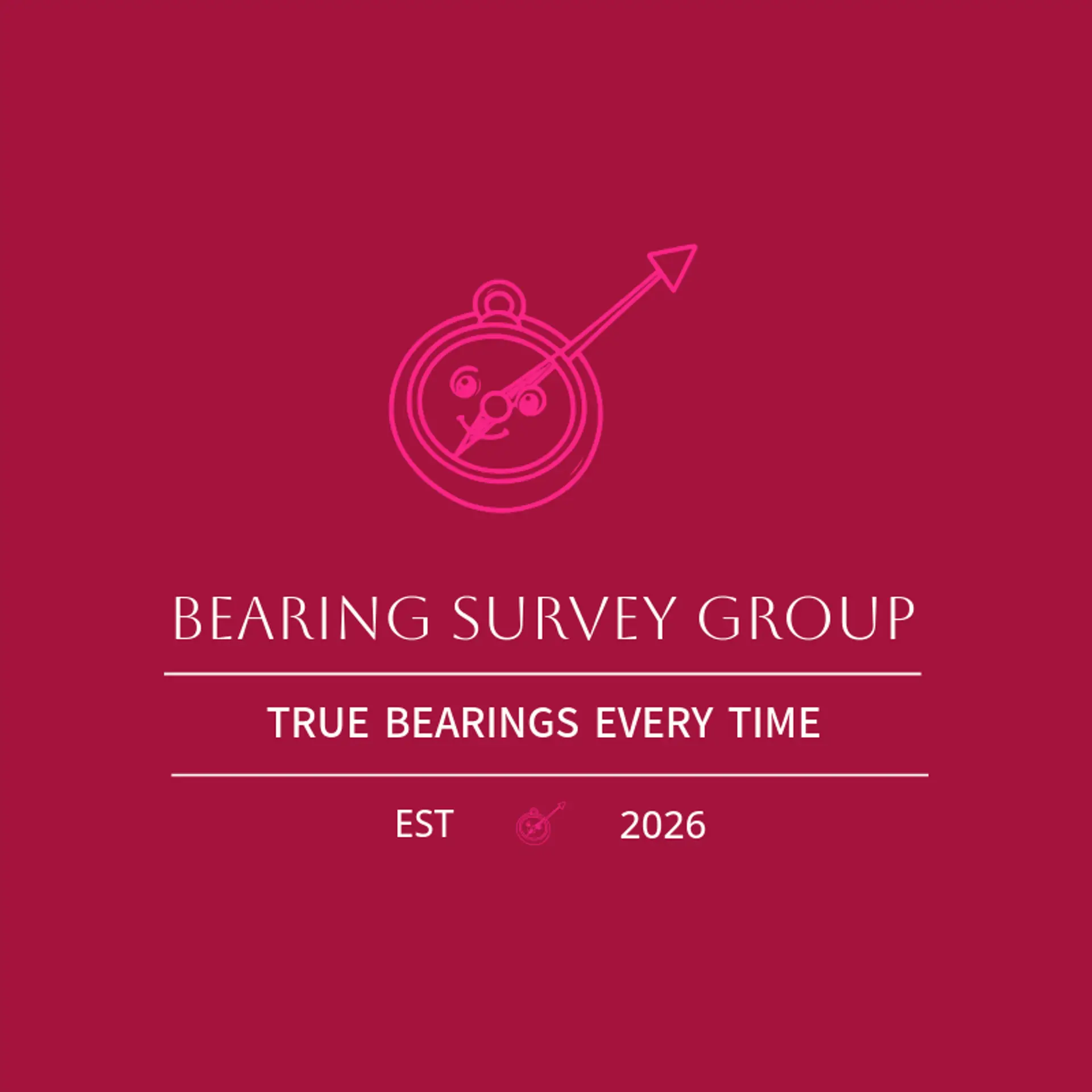Bearing Survey Group logo for surveying