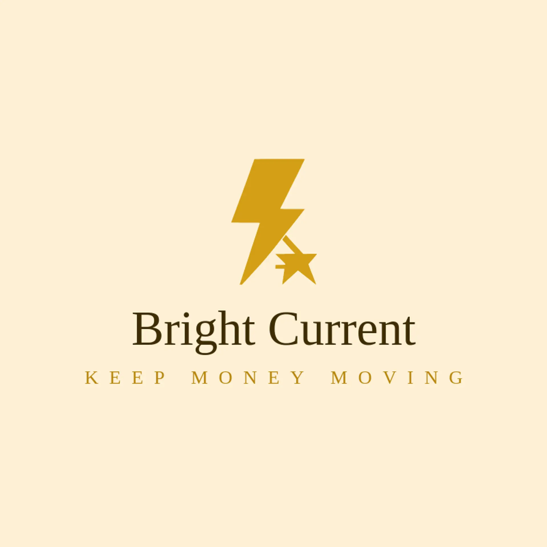 Bright Current logo for cash