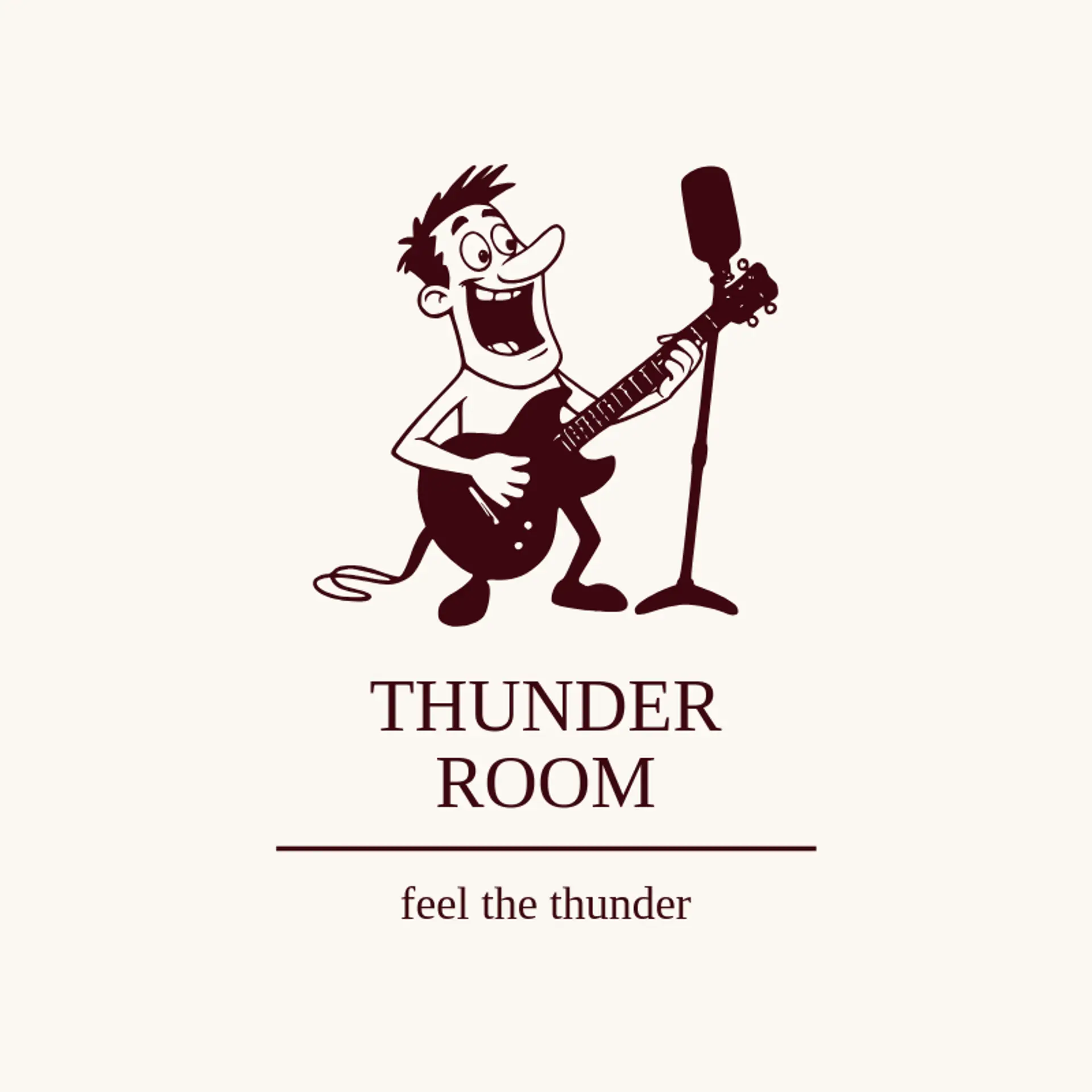Thunder Room logo for rockstar
