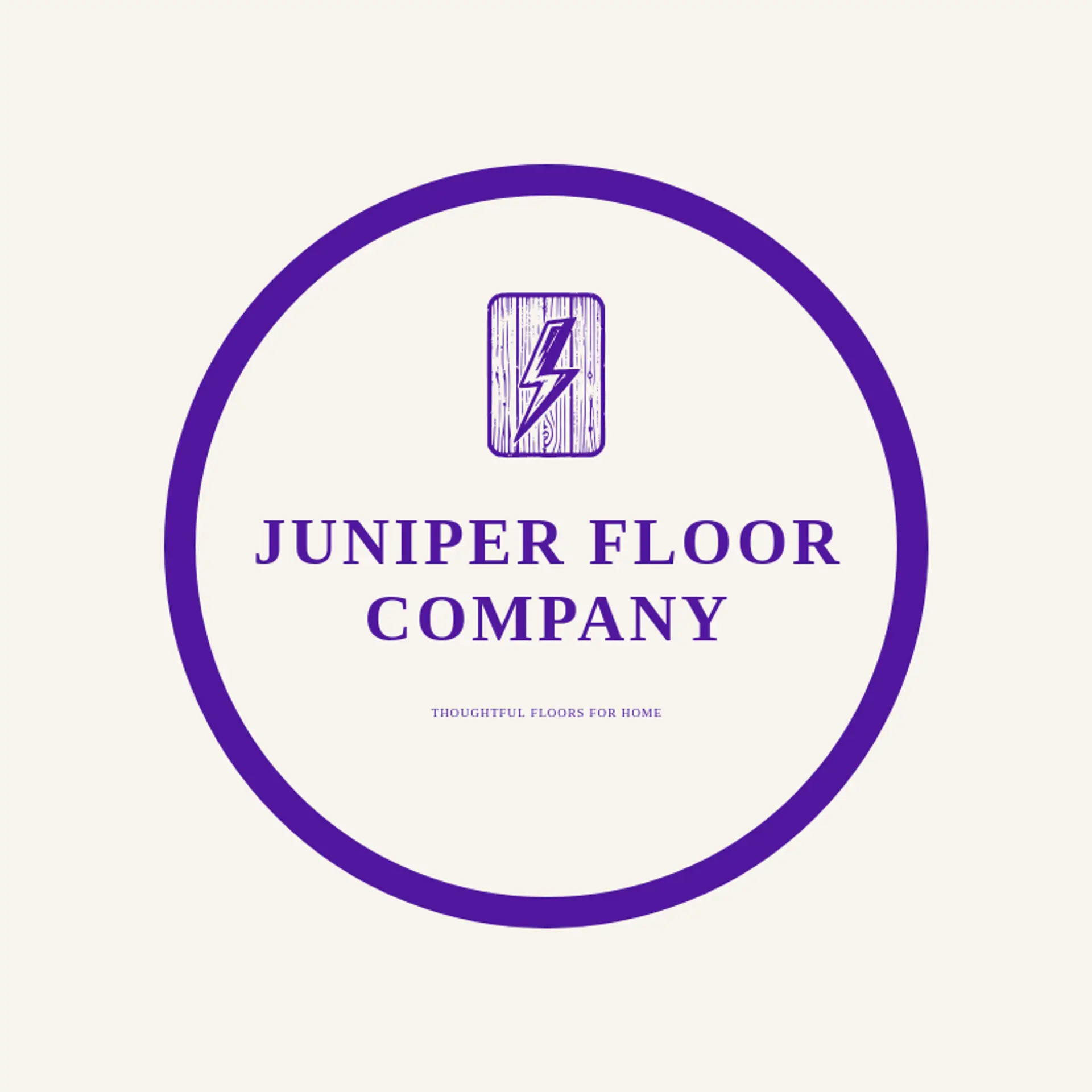 Juniper Floor Company logo for flooring