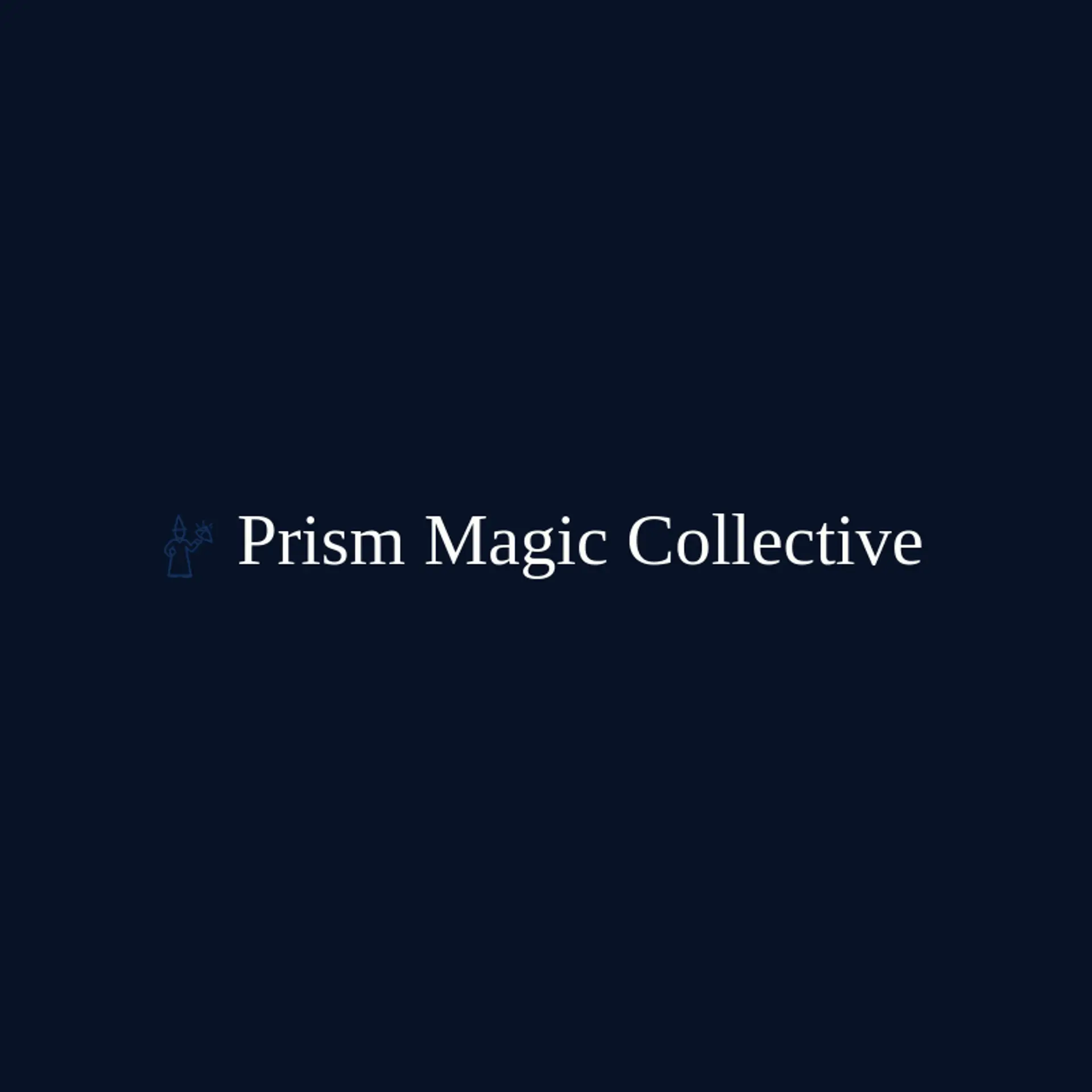 Prism Magic Collective logo for magician