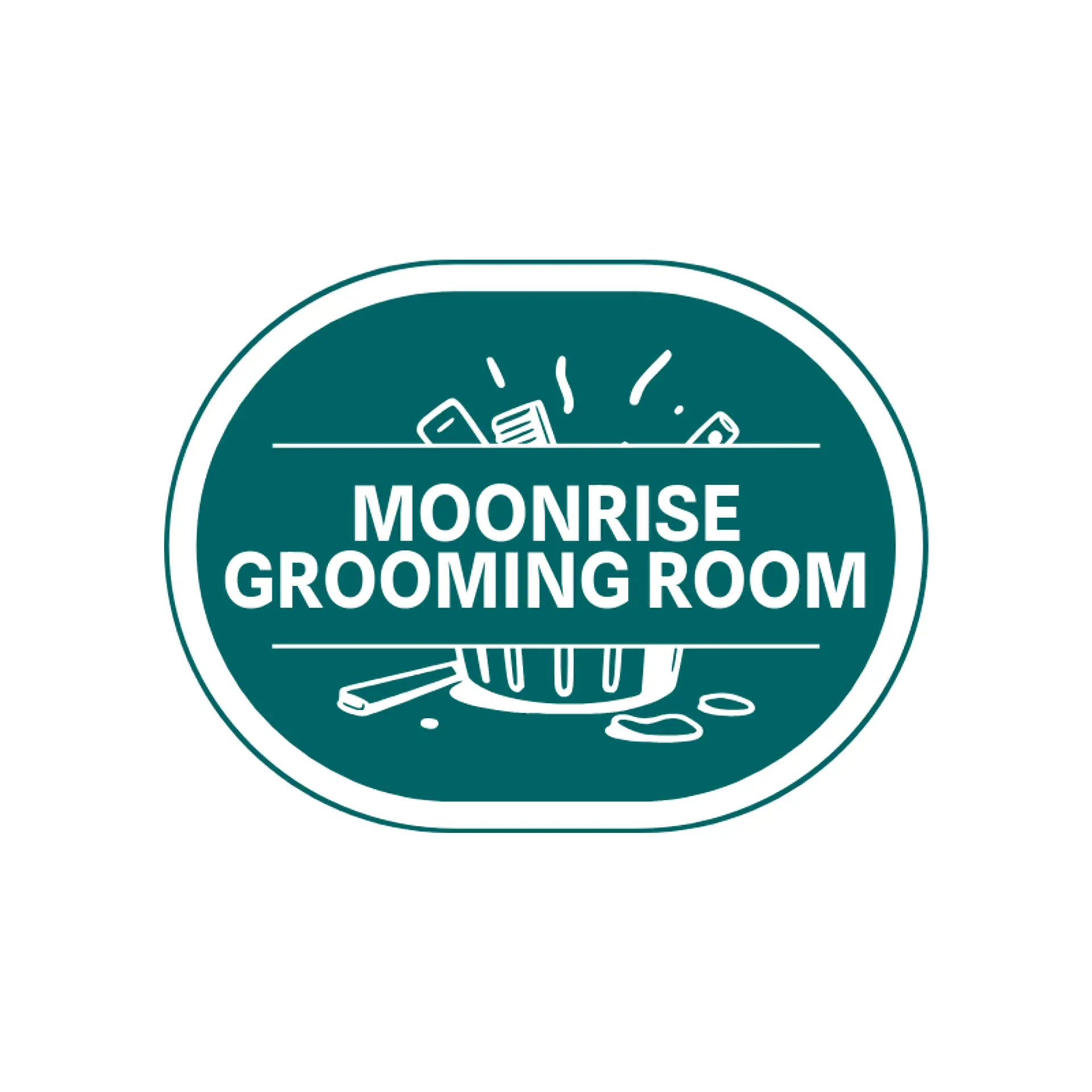 Moonrise Grooming Room logo for razor
