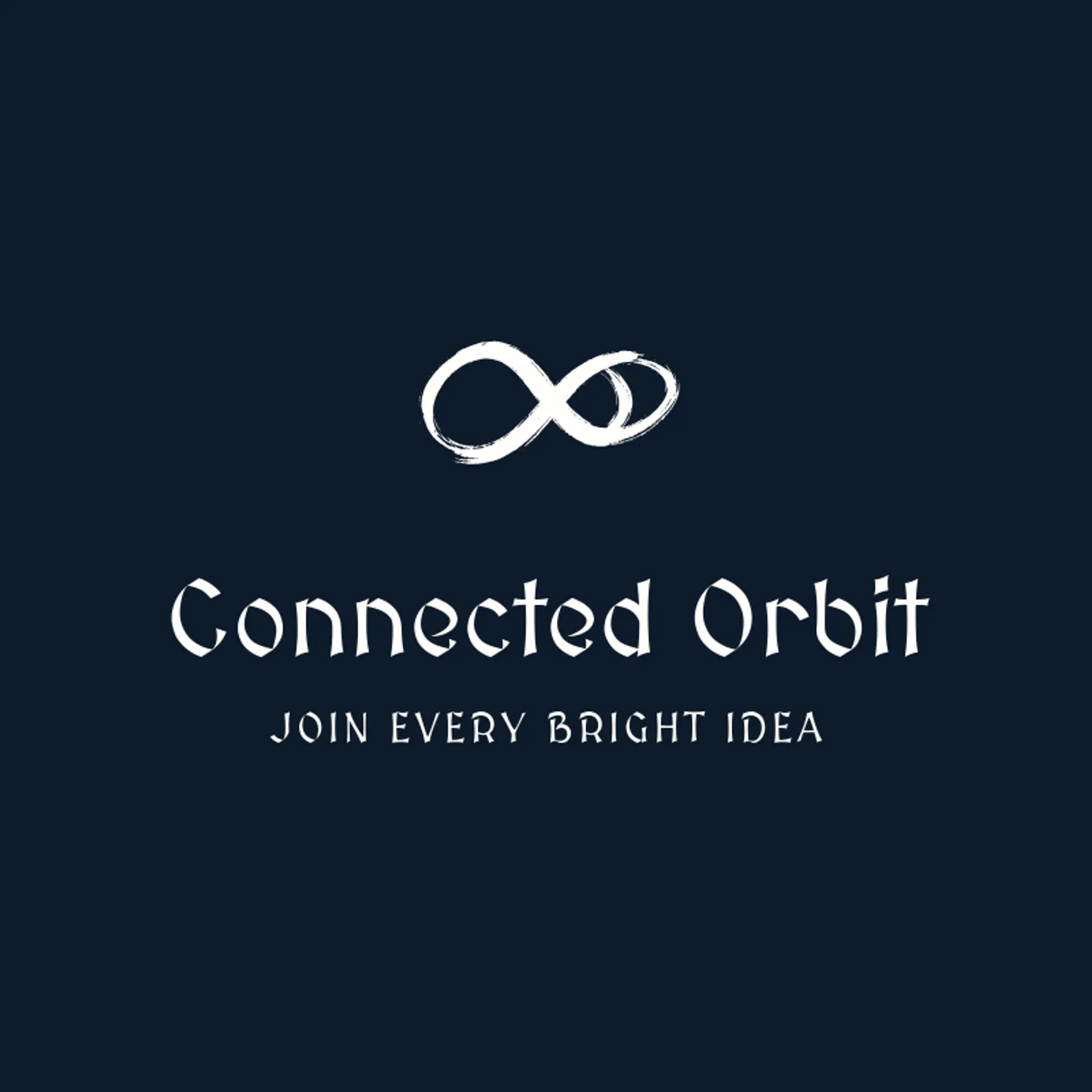 Connected Orbit logo for infinity