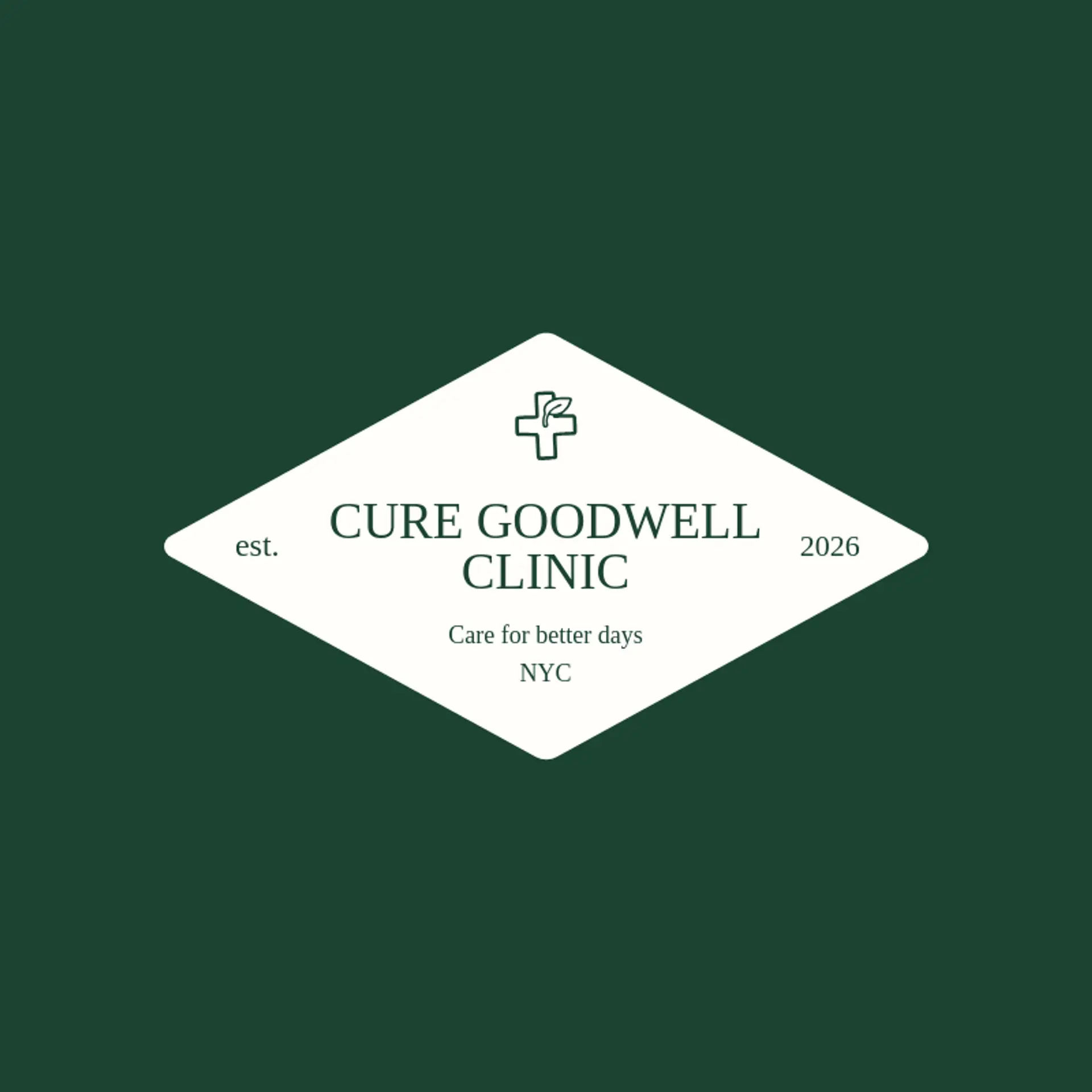 Cure Goodwell Clinic logo for cure