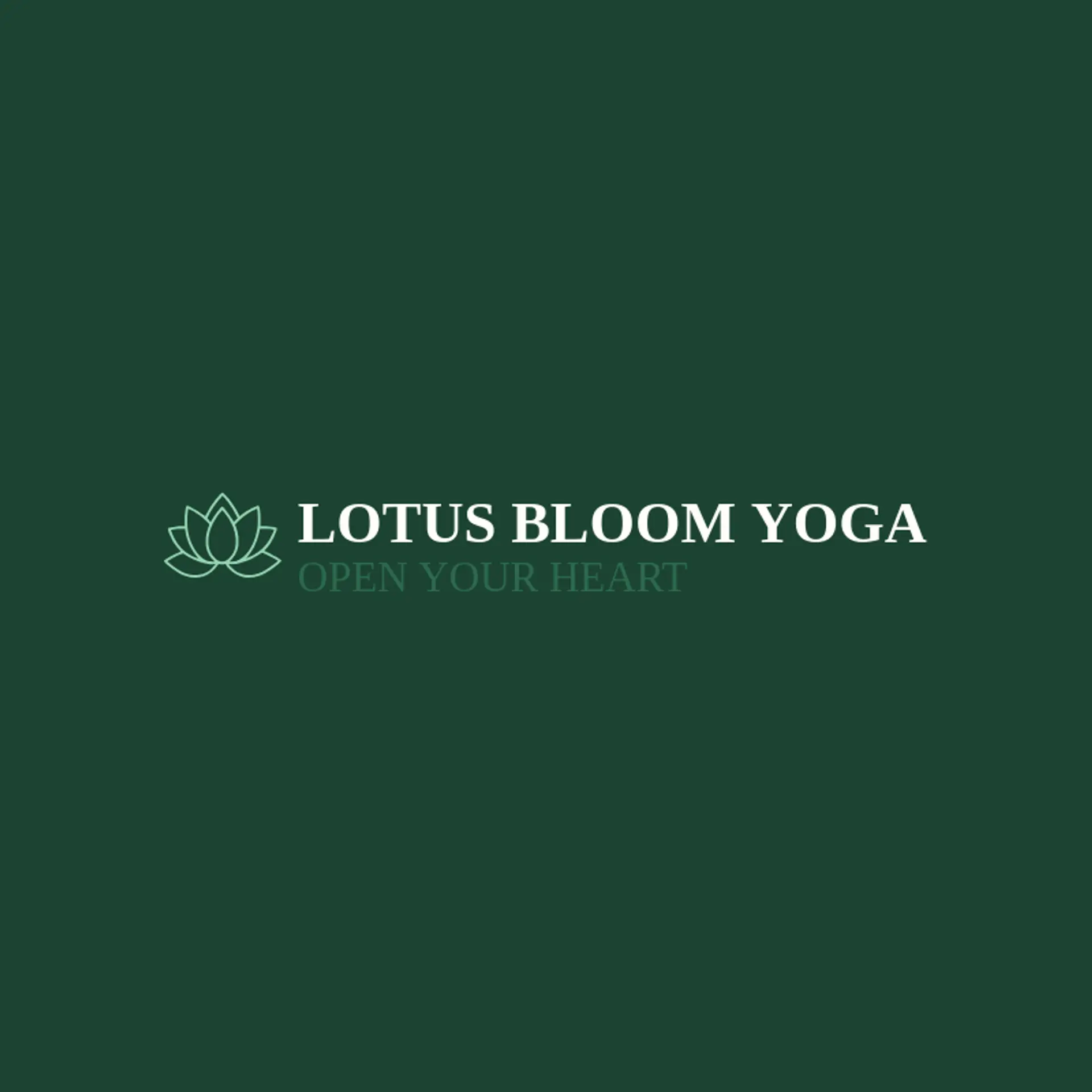 Lotus Bloom Yoga logo for buddhism