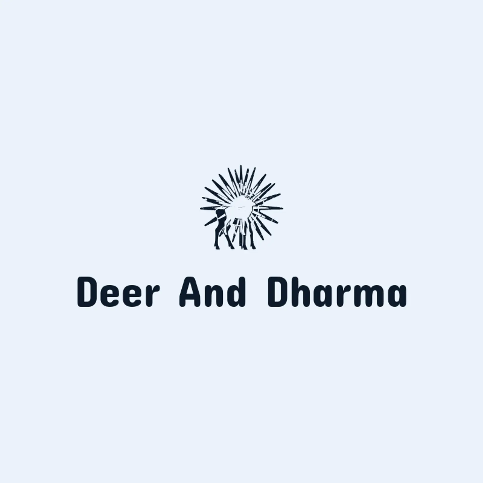 Deer And Dharma logo for jainism