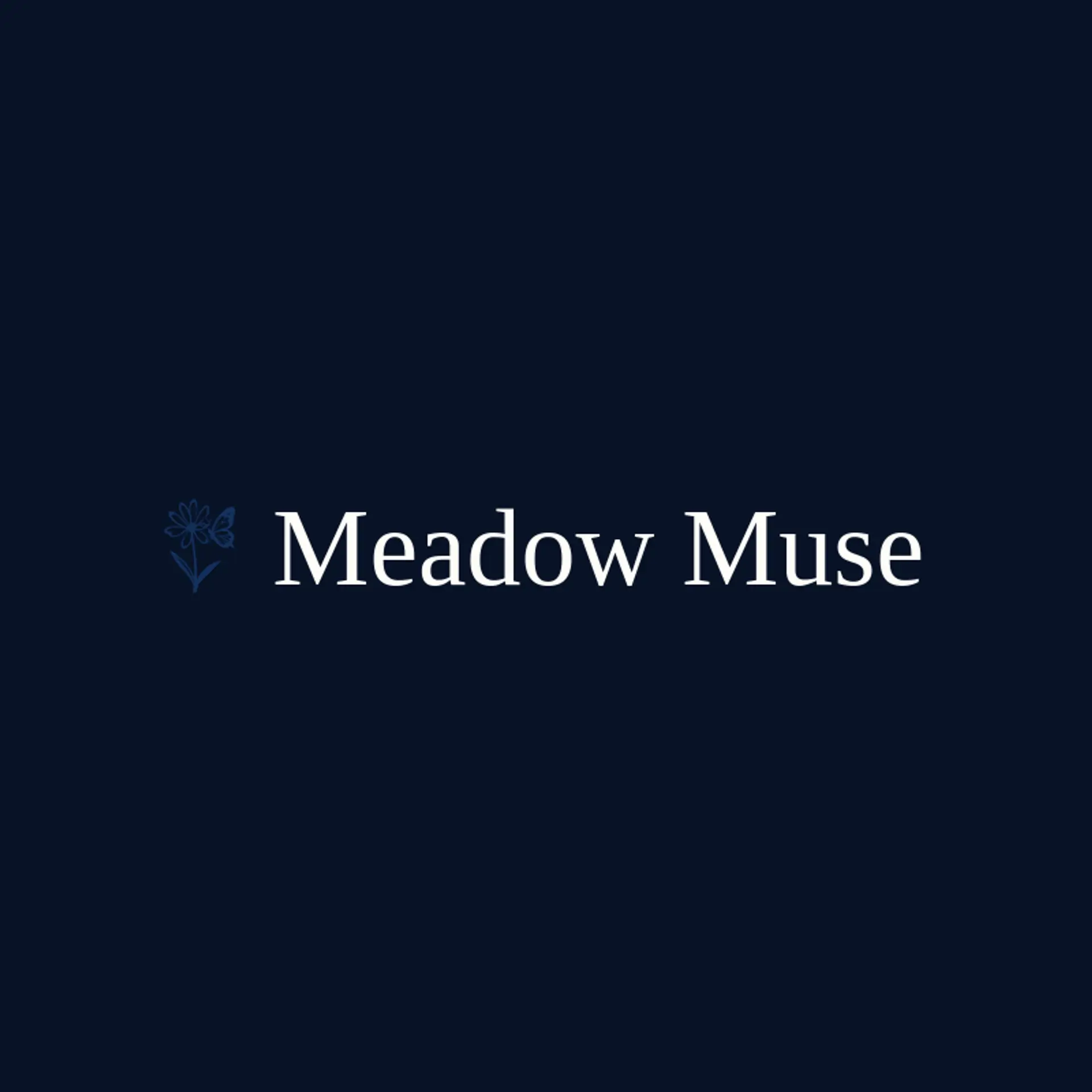 Meadow Muse logo for hippie
