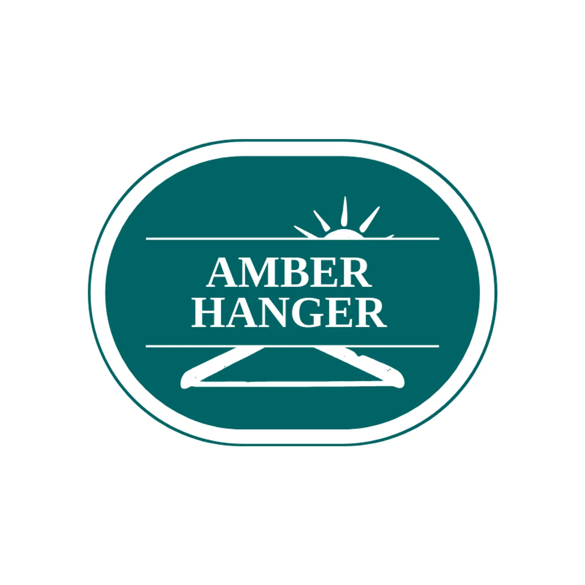 Amber Hanger logo for clothing store