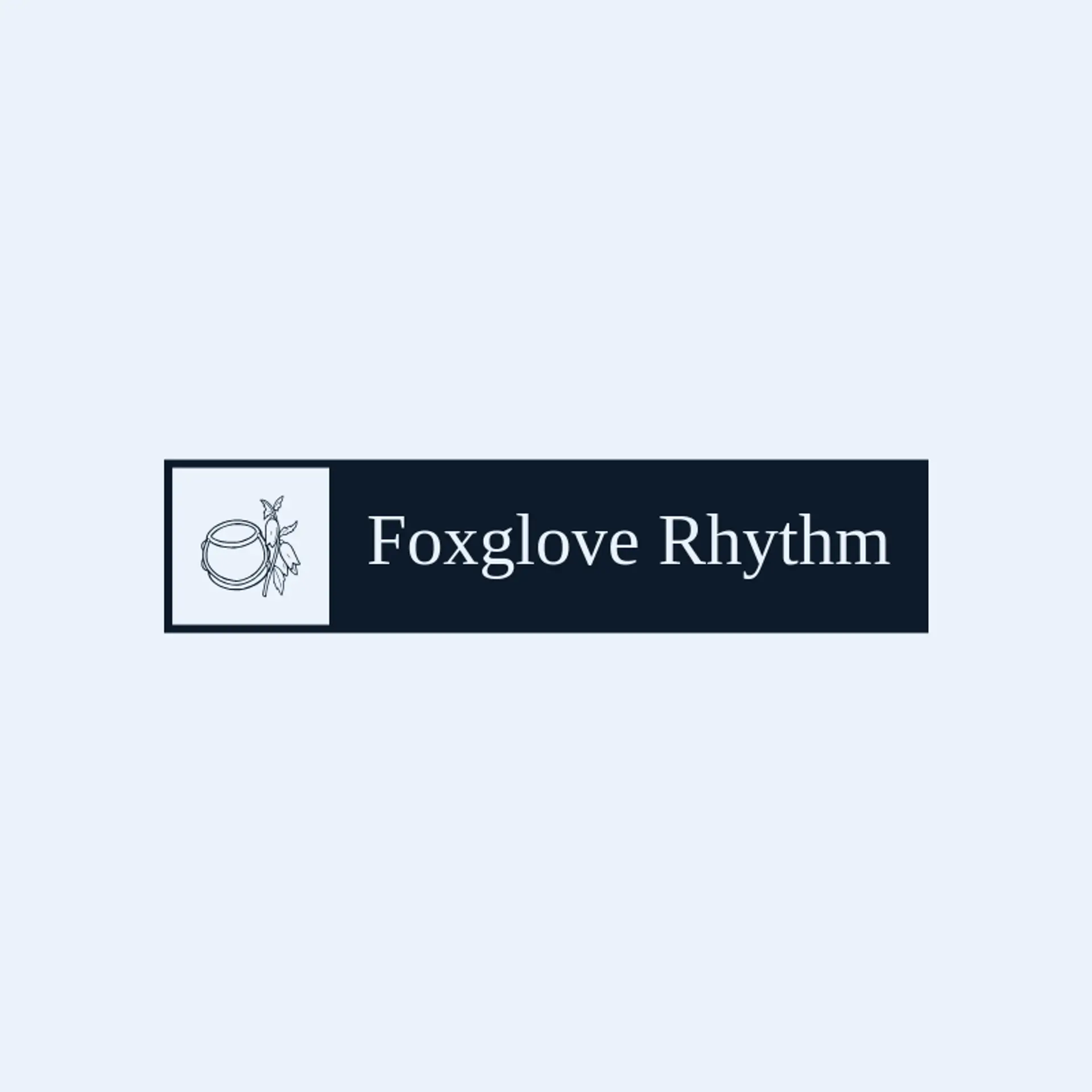 Foxglove Rhythm logo for drum