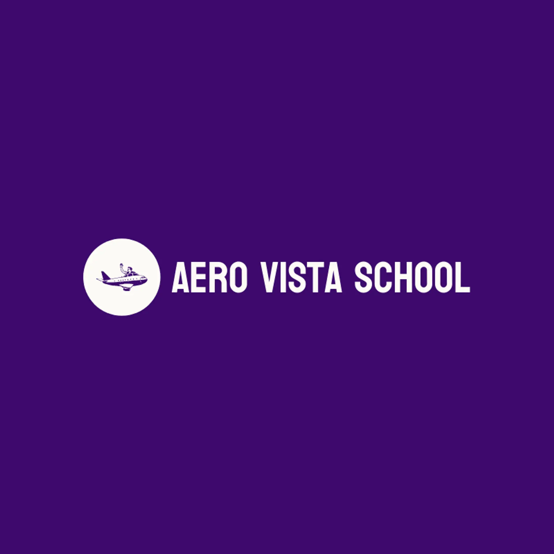 Aero Vista School logo for pilot
