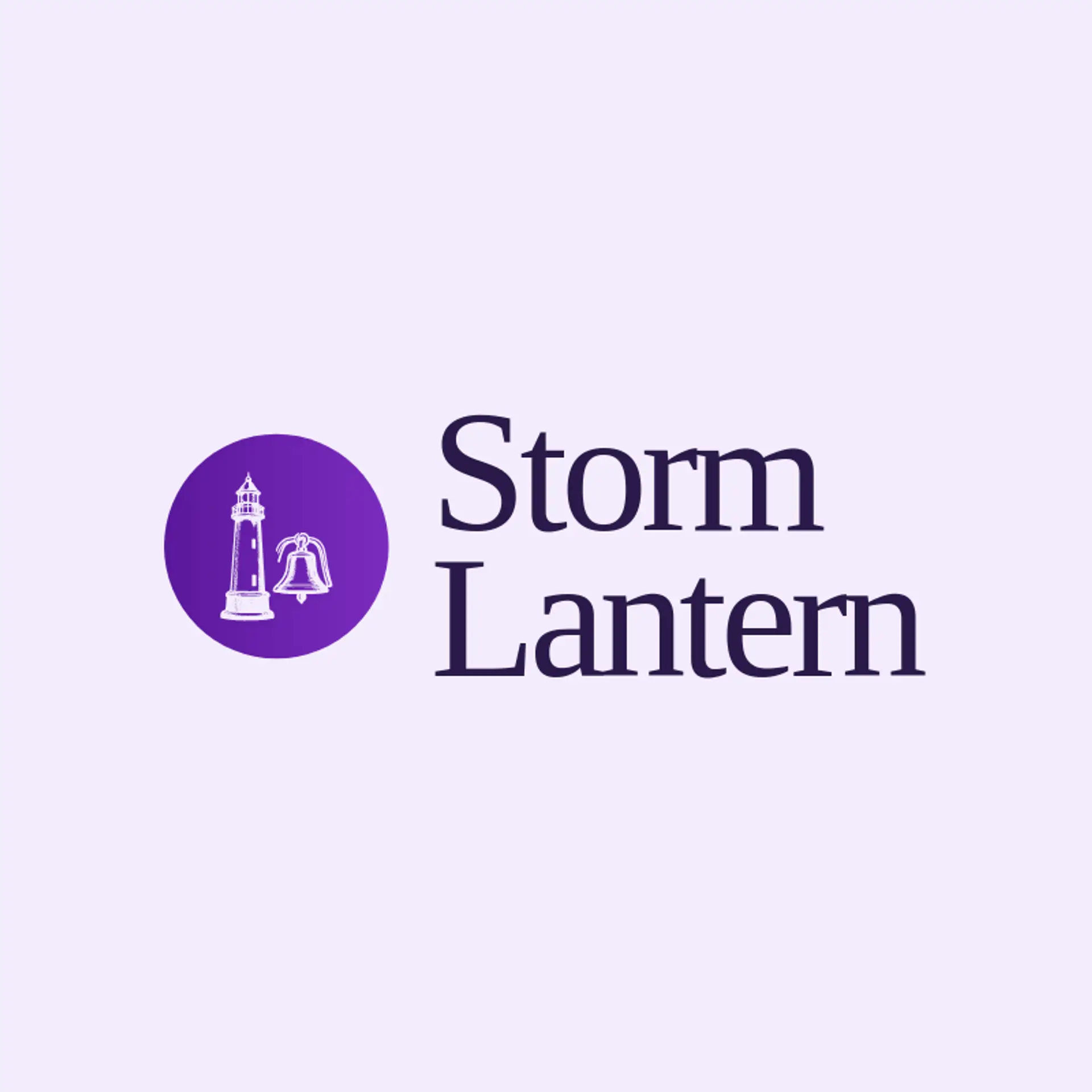 Storm Lantern logo for lighthouse