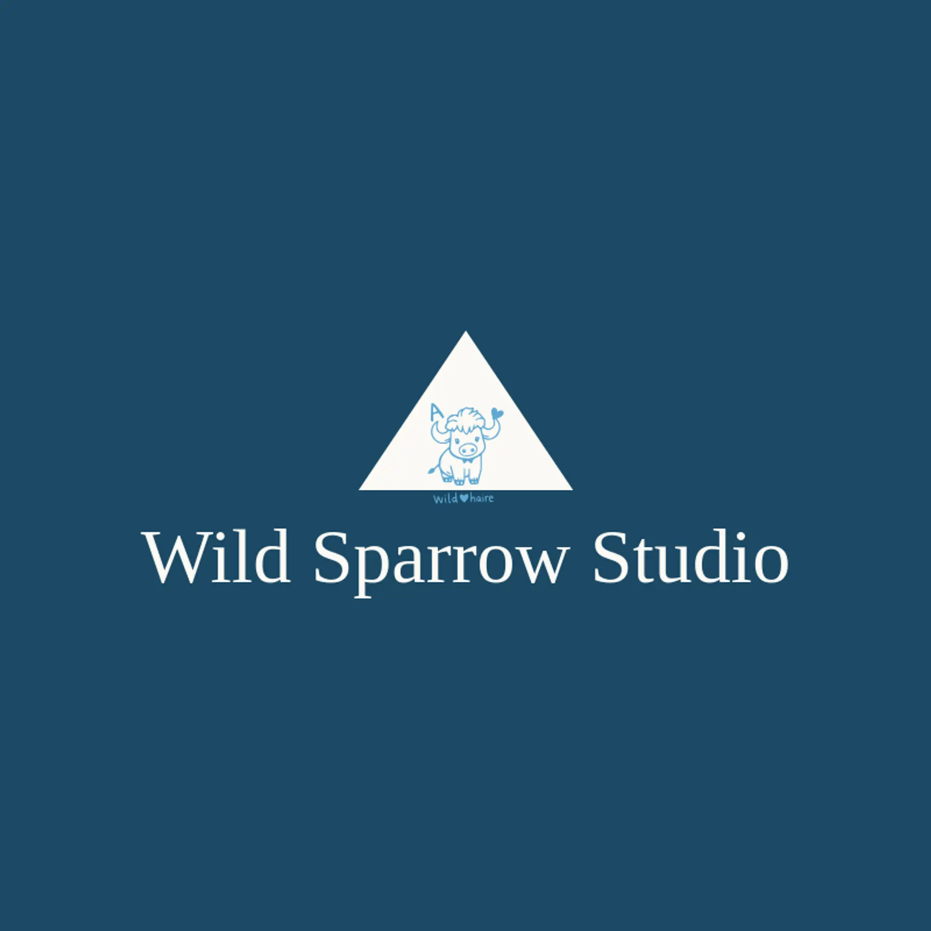 Wild Sparrow Studio logo for wild