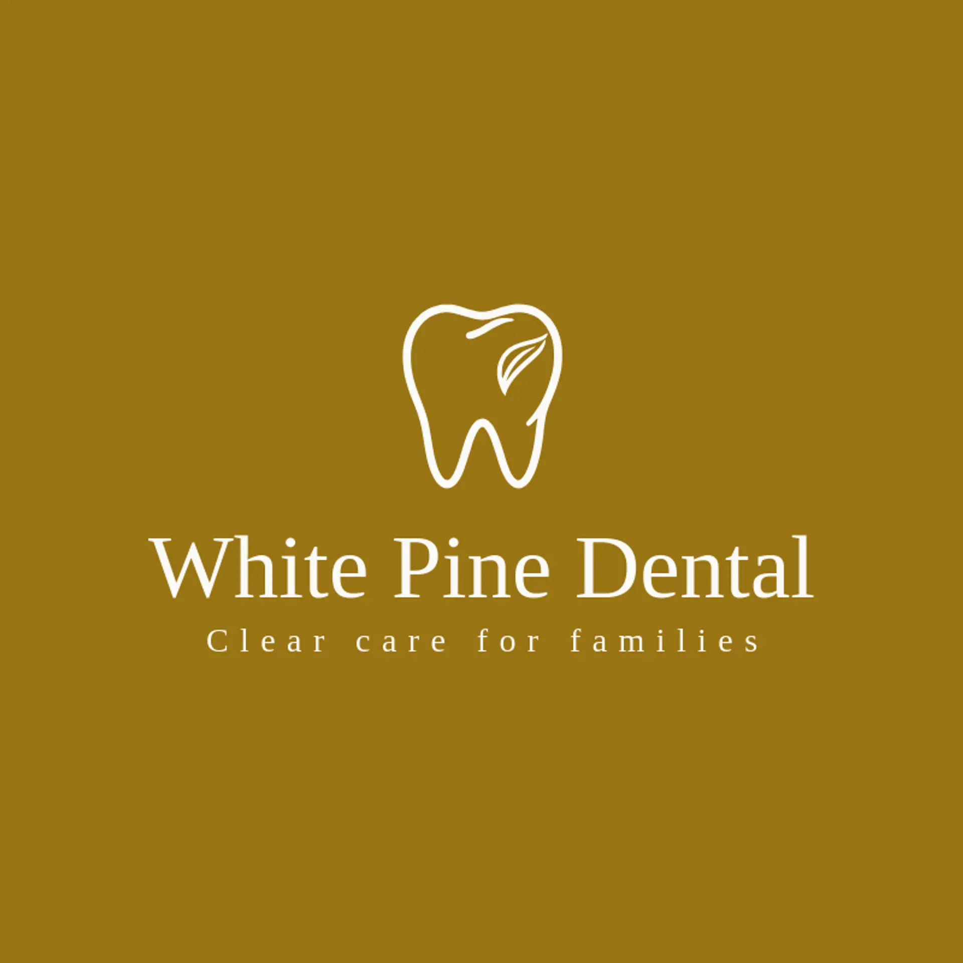 White Pine Dental logo for dentist
