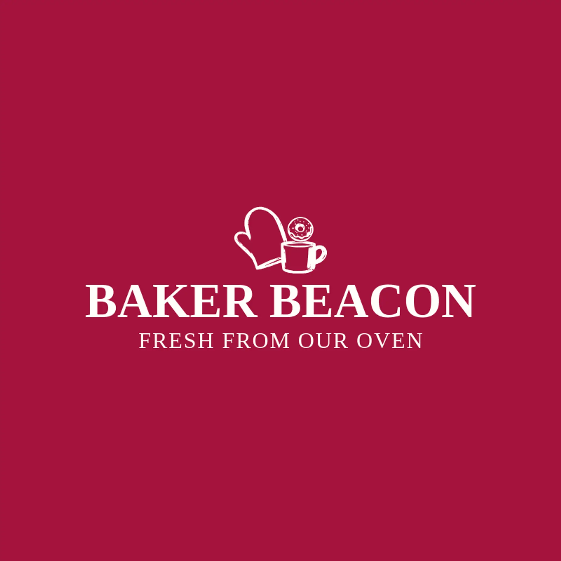 Baker Beacon logo for donut