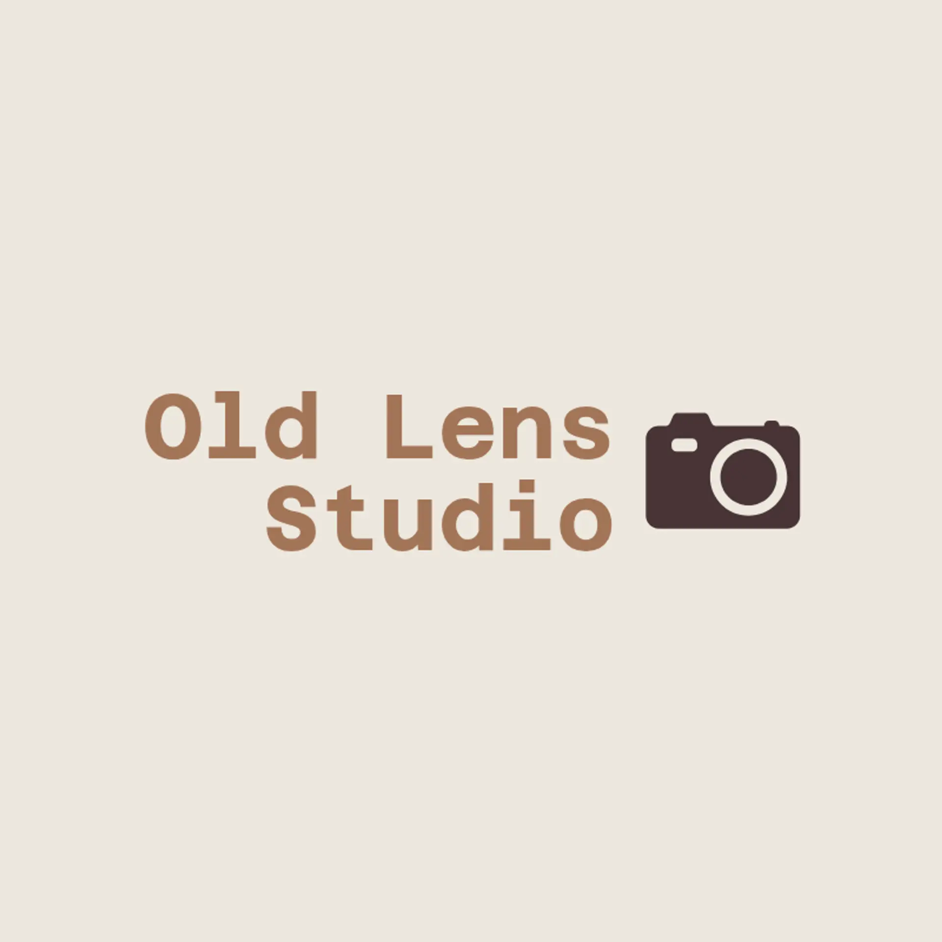 Old Lens Studio logo for vintage photography