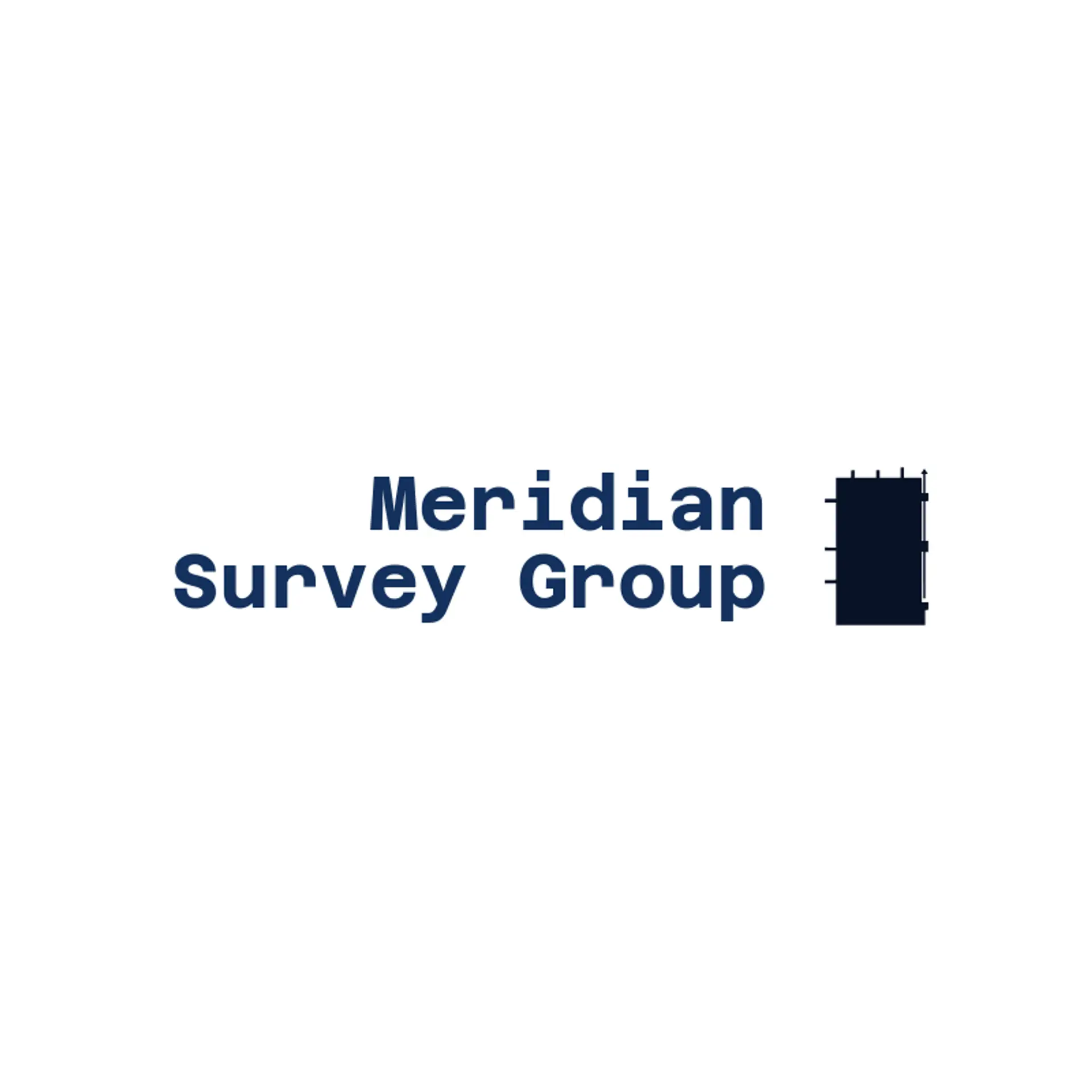 Meridian Survey Group logo for surveying