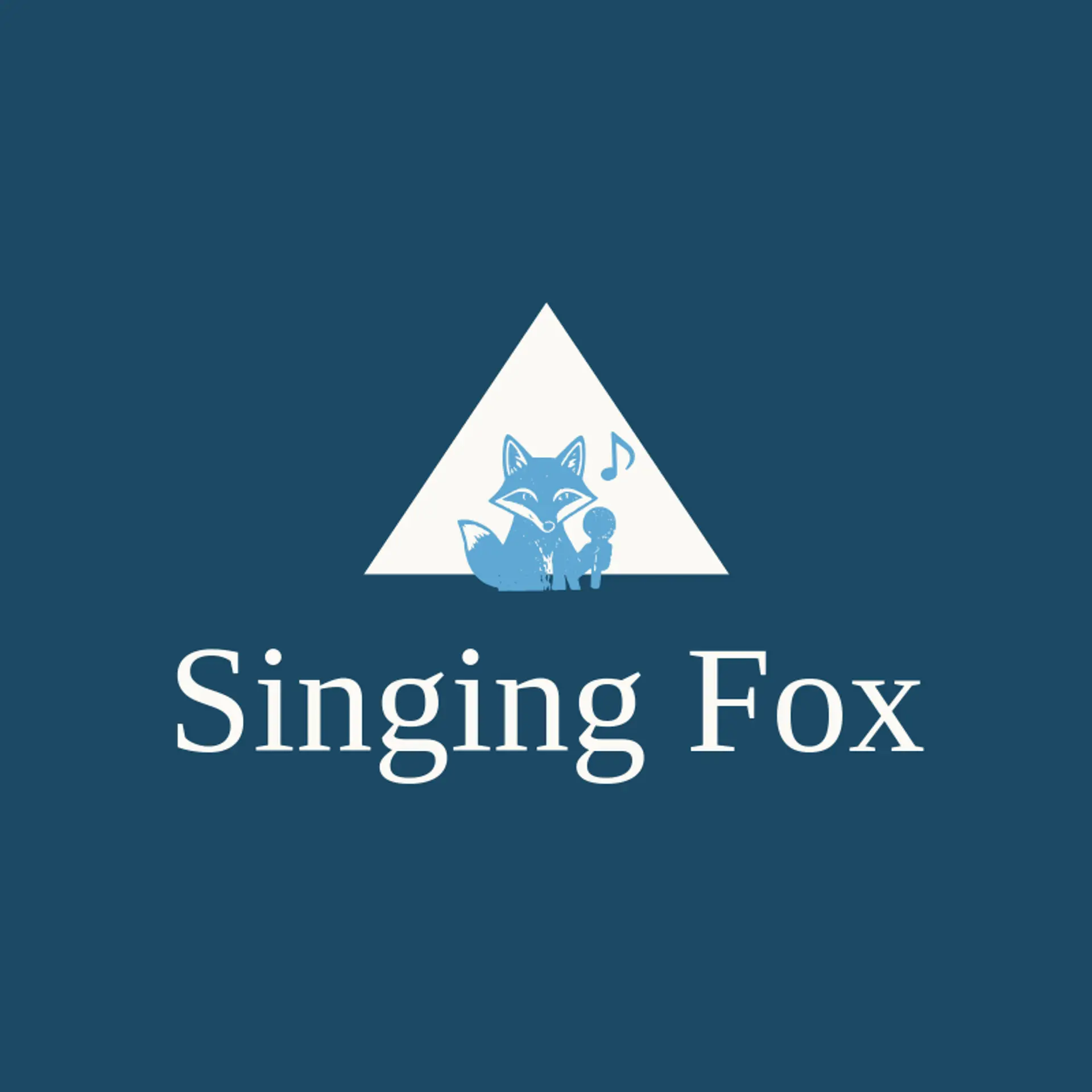 Singing Fox logo for karaoke