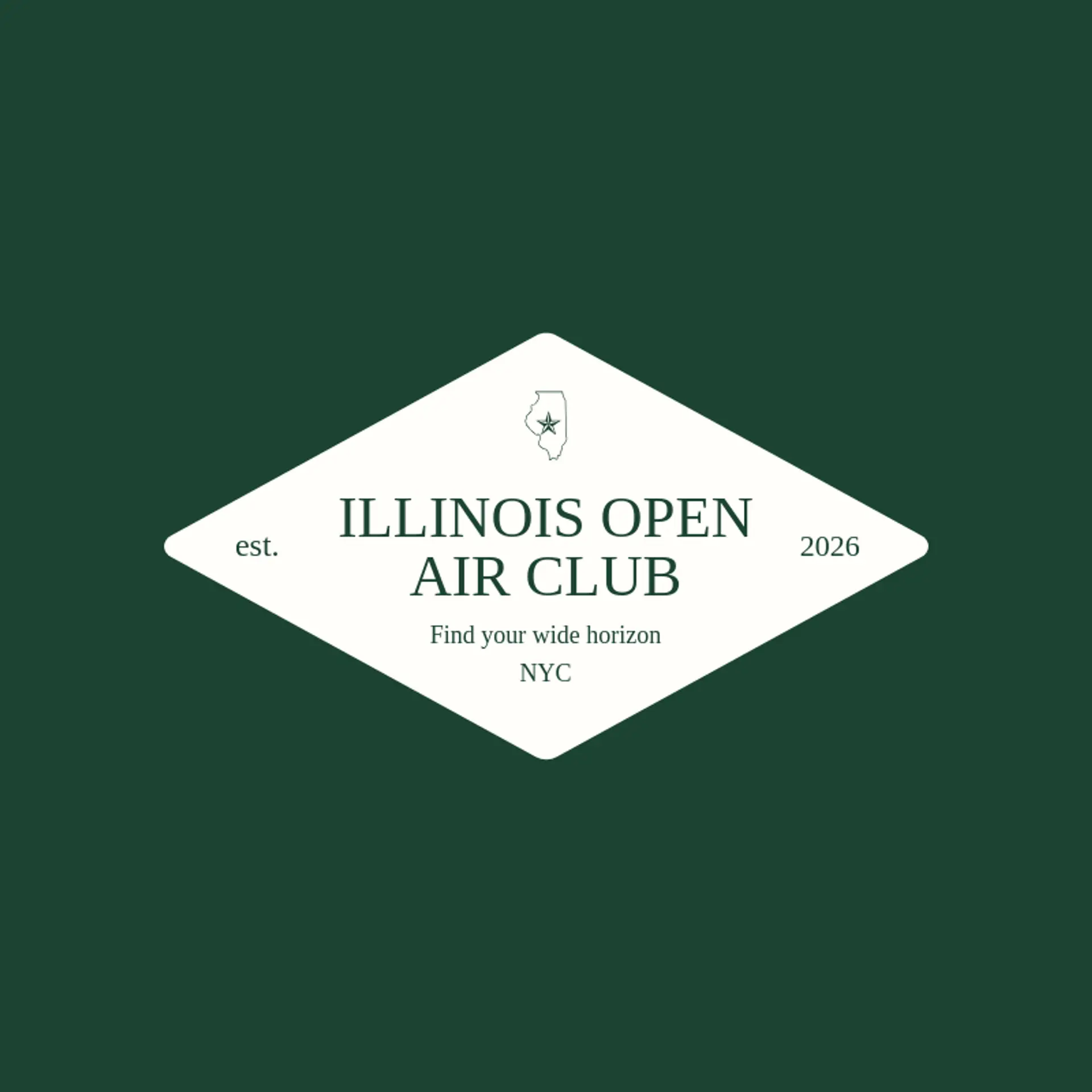 Illinois Open Air Club logo for illinois